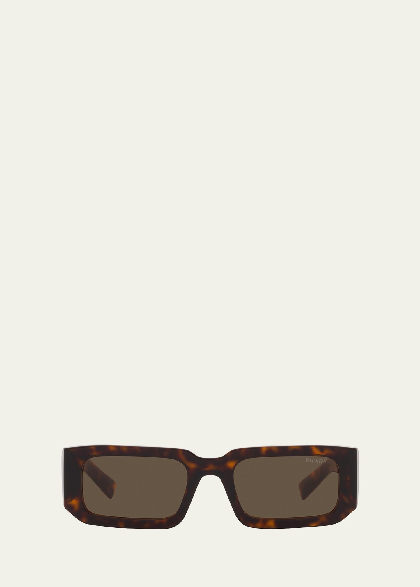 Prada Men's Rectangle Acetate Sunglasses