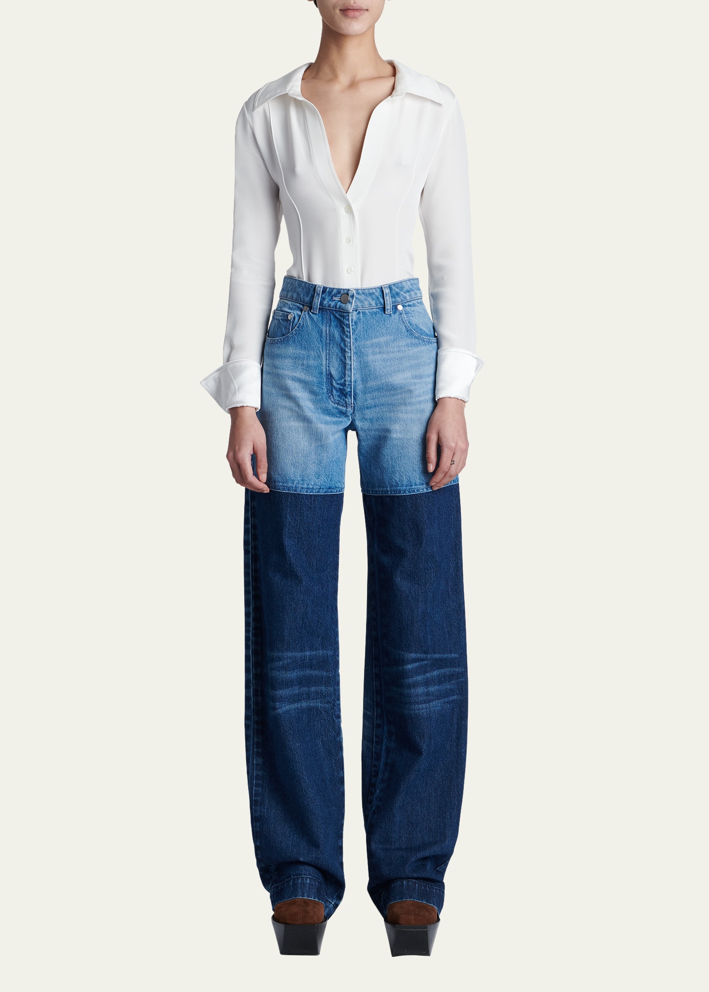 2022発売 peter do 21aw Belted Jeans - 通販 - qeyadah.com