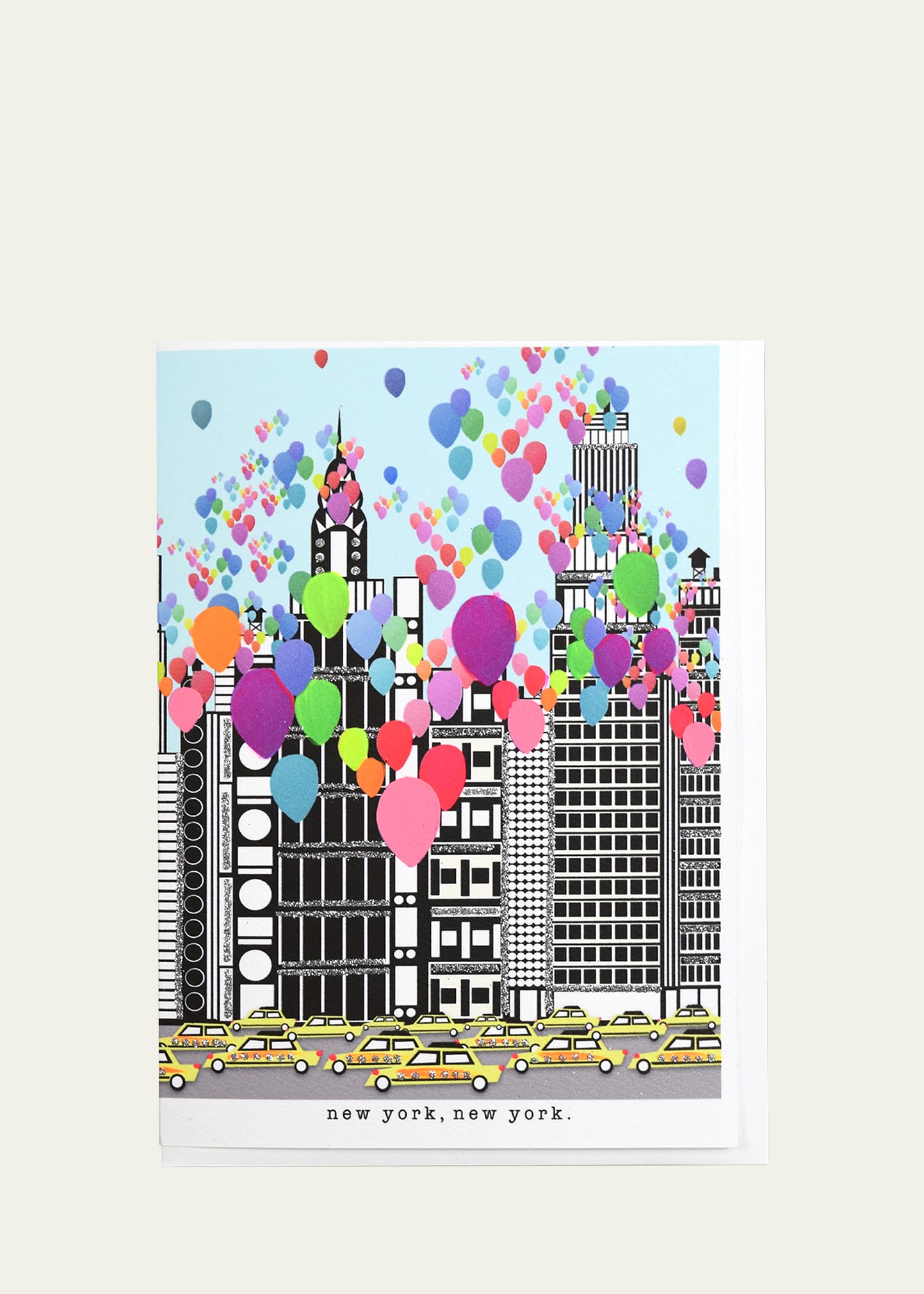 Shop Verrier New York, New York Card In Multi