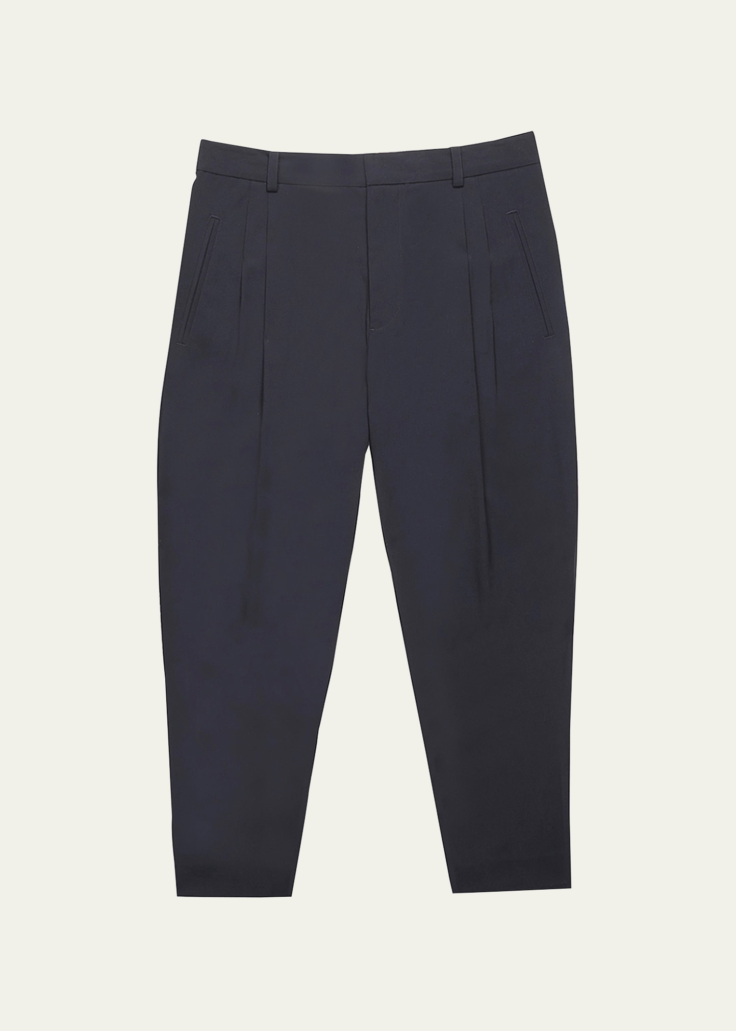 Men's Drop-Crotch Tapered Trousers
