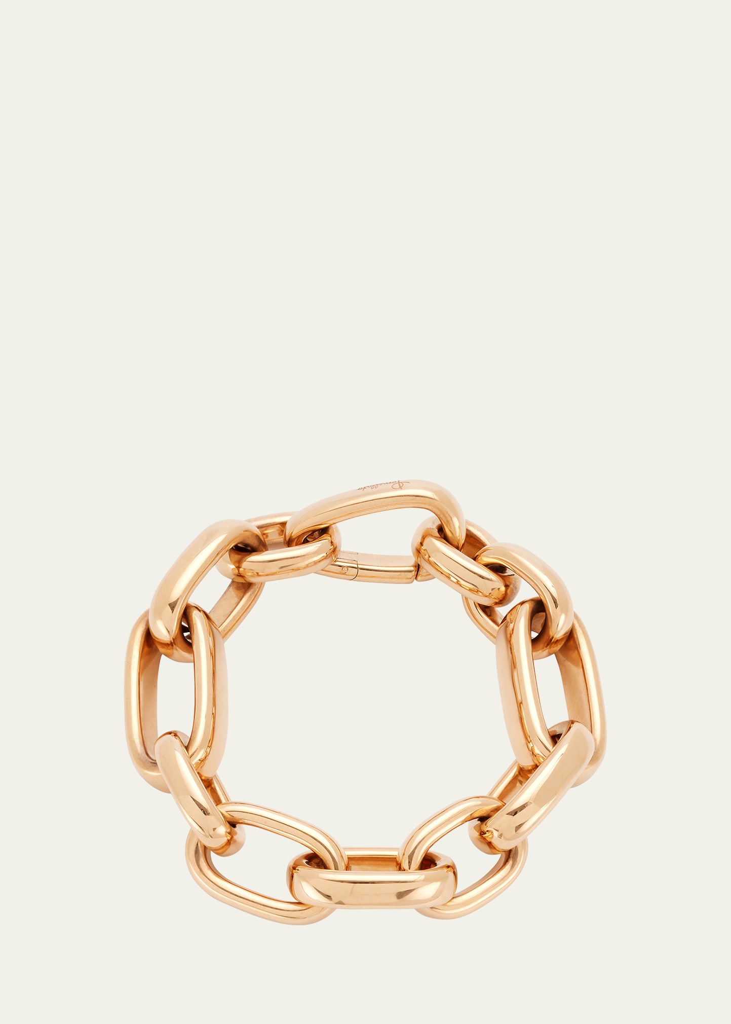 Iconica Bold 18K Rose Gold Chain Bracelet, Size L