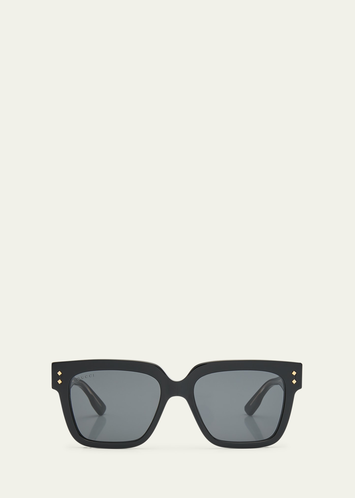 Gucci Men's Rectangle Acetate Sunglasses | Smart Closet