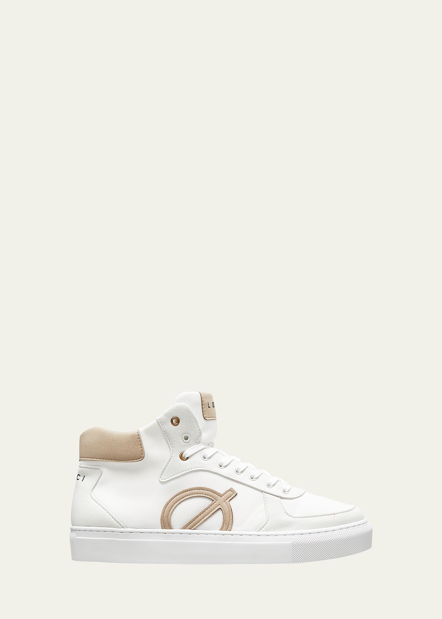 LOCI Eleven Colorblock High-Top Court Sneakers - Made with Recycled Nylon