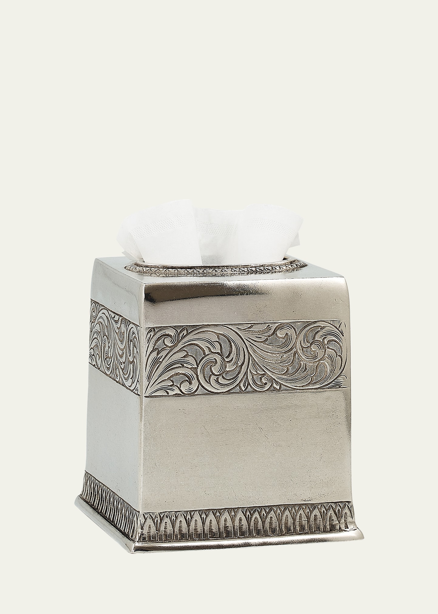 Labrazel San Lorenzo Tissue Cover In Pewter