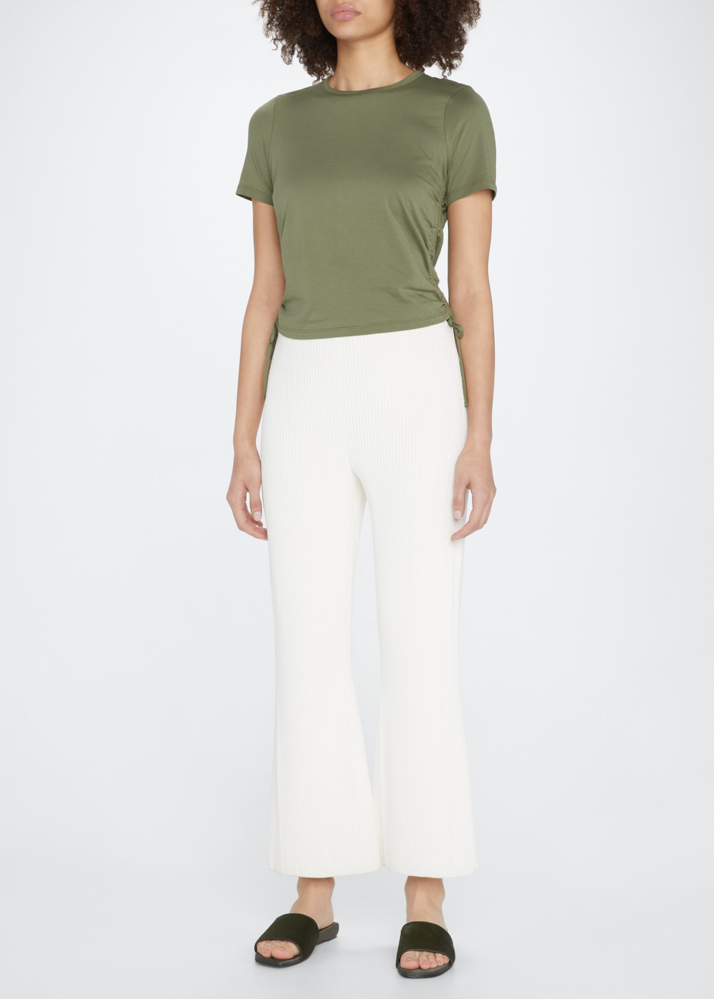 VERONICA BEARD JEANS TAZI DRAWSTRING TEE