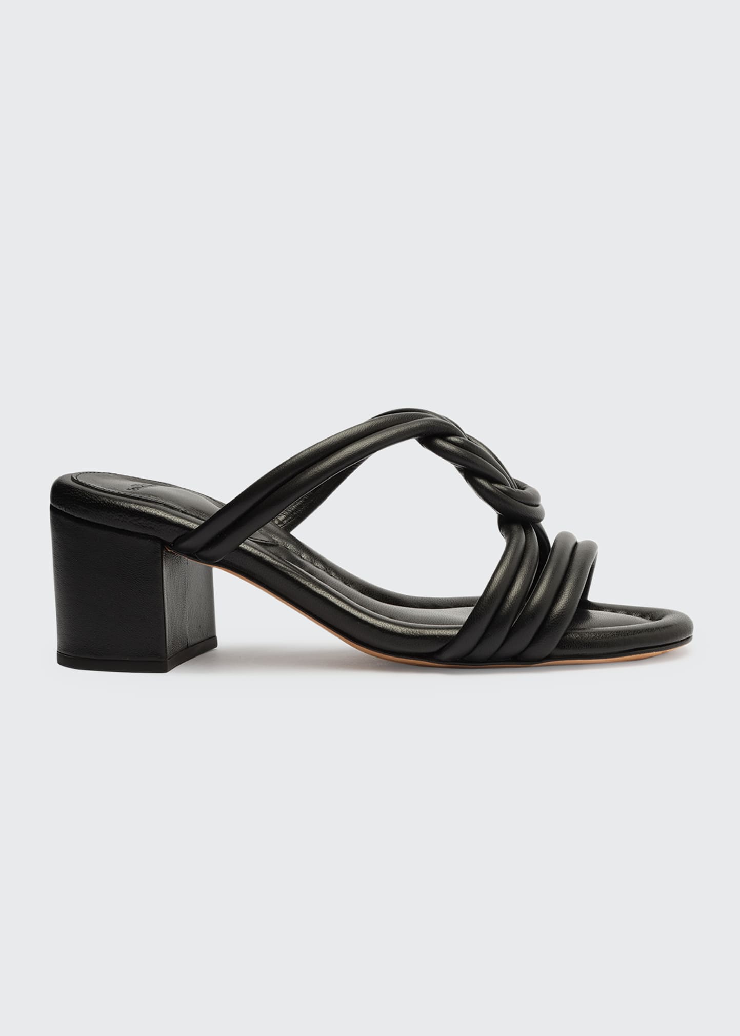 Alexandre Birman Vicky 60mm Leather Knot Sandals