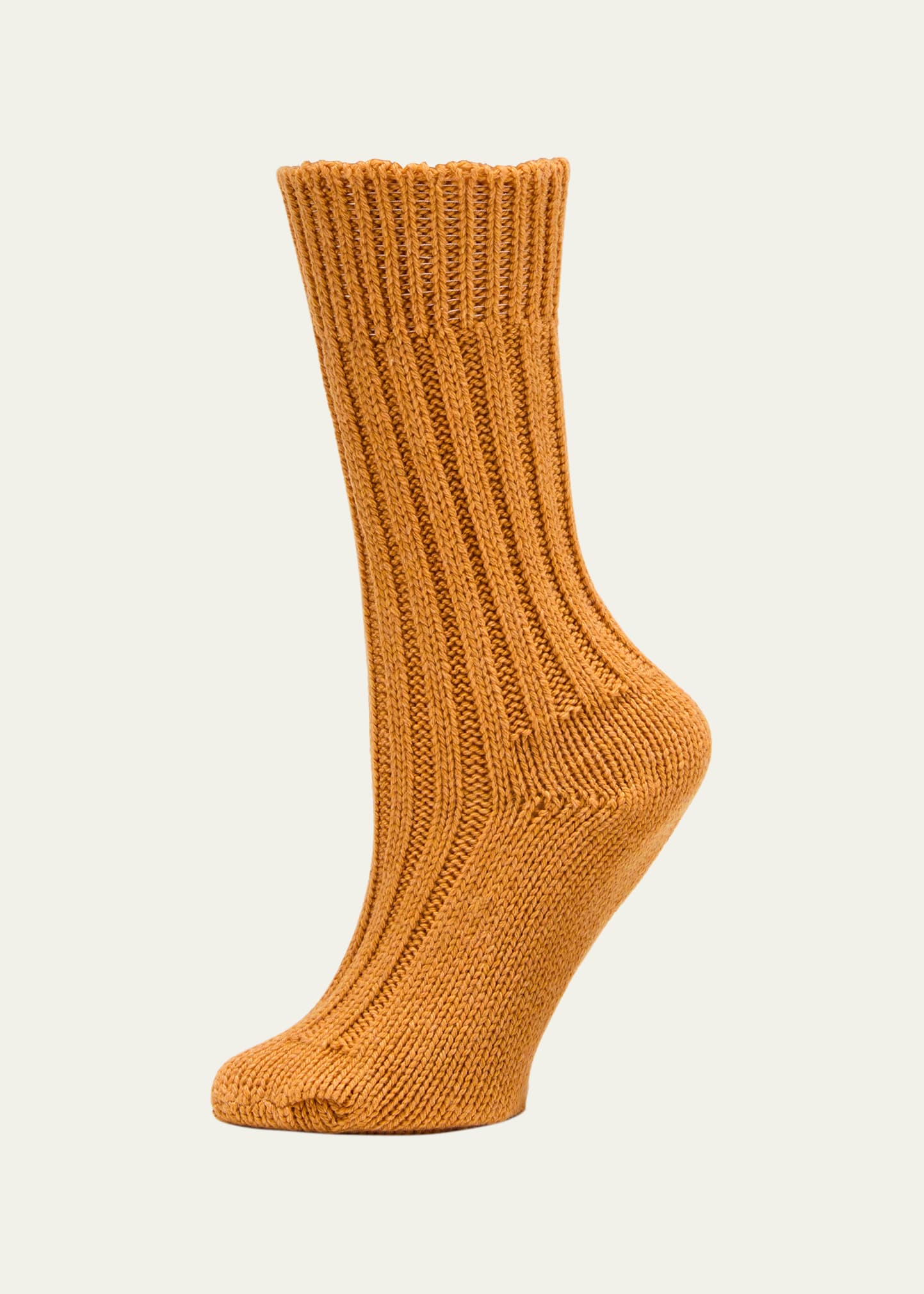Yosemite Ribbed Cashmere Socks