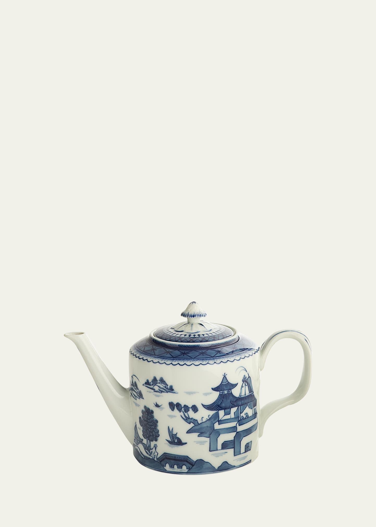 Mottahedeh Blue Canton Teapot