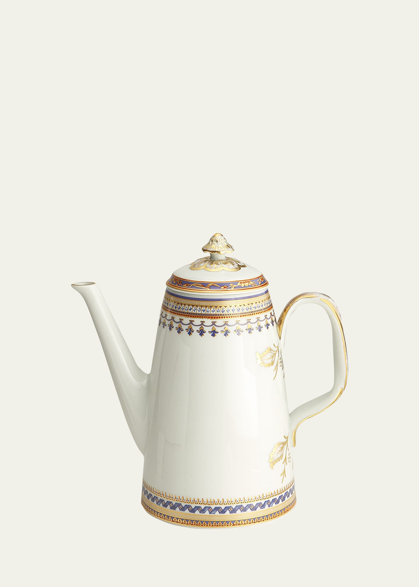Mottahedeh Chinoise Blue Coffee Pot