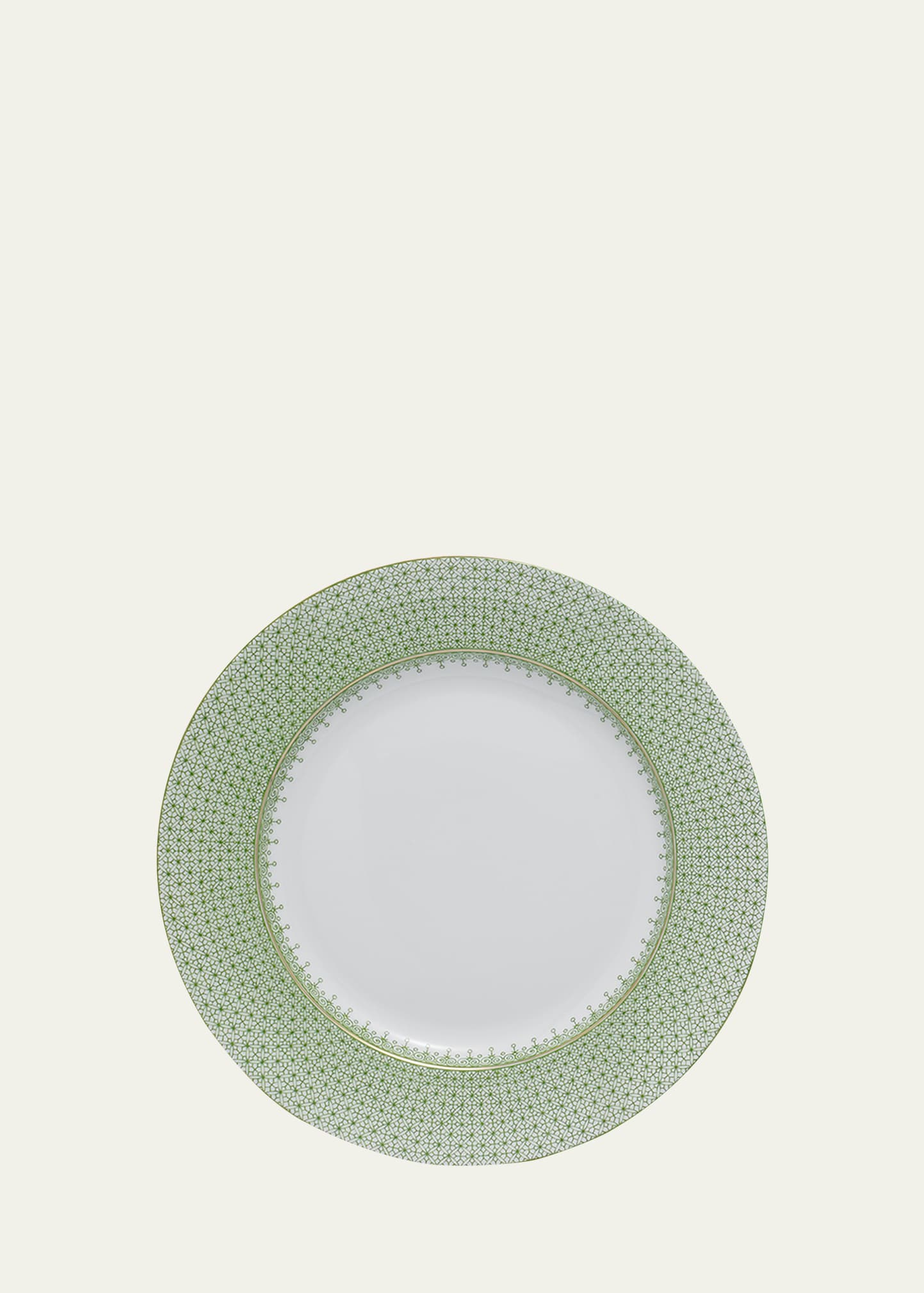 Mottahedeh Apple Lace Dinner Plate In Lt. Green