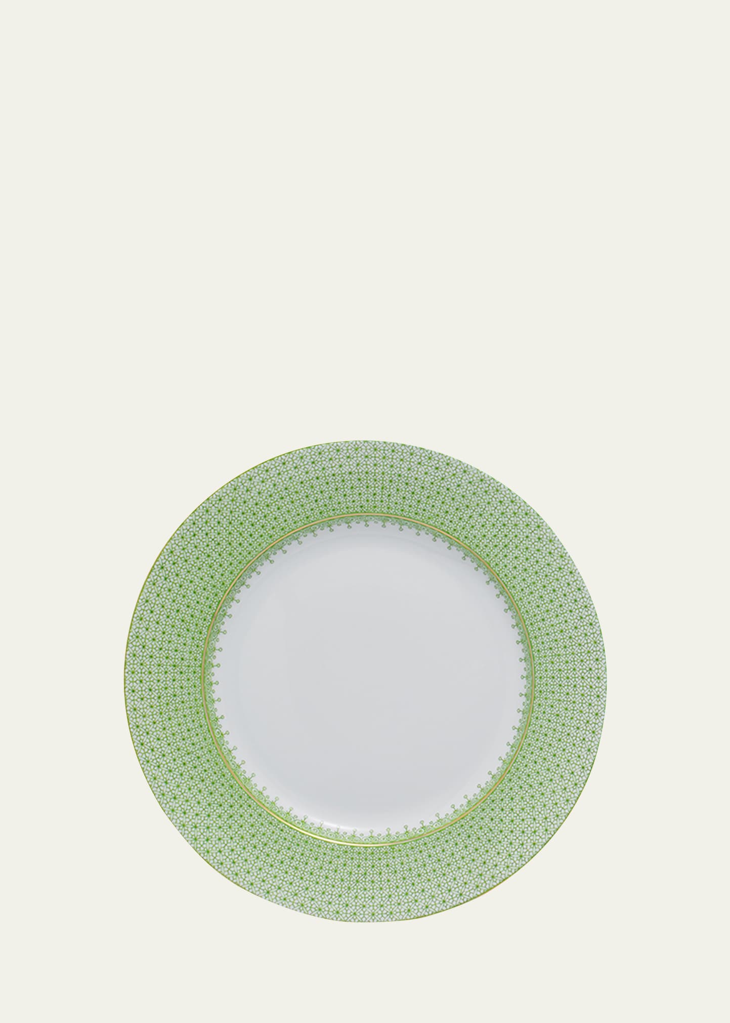 Mottahedeh Apple Lace Bread & Butter Plate In Lt. Green