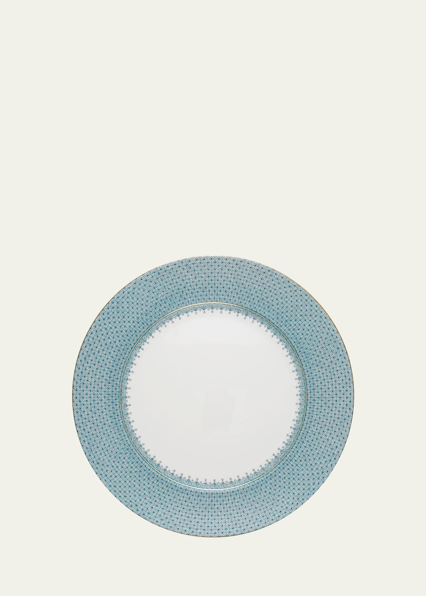 Mottahedeh Turquoise Lace Service Plate