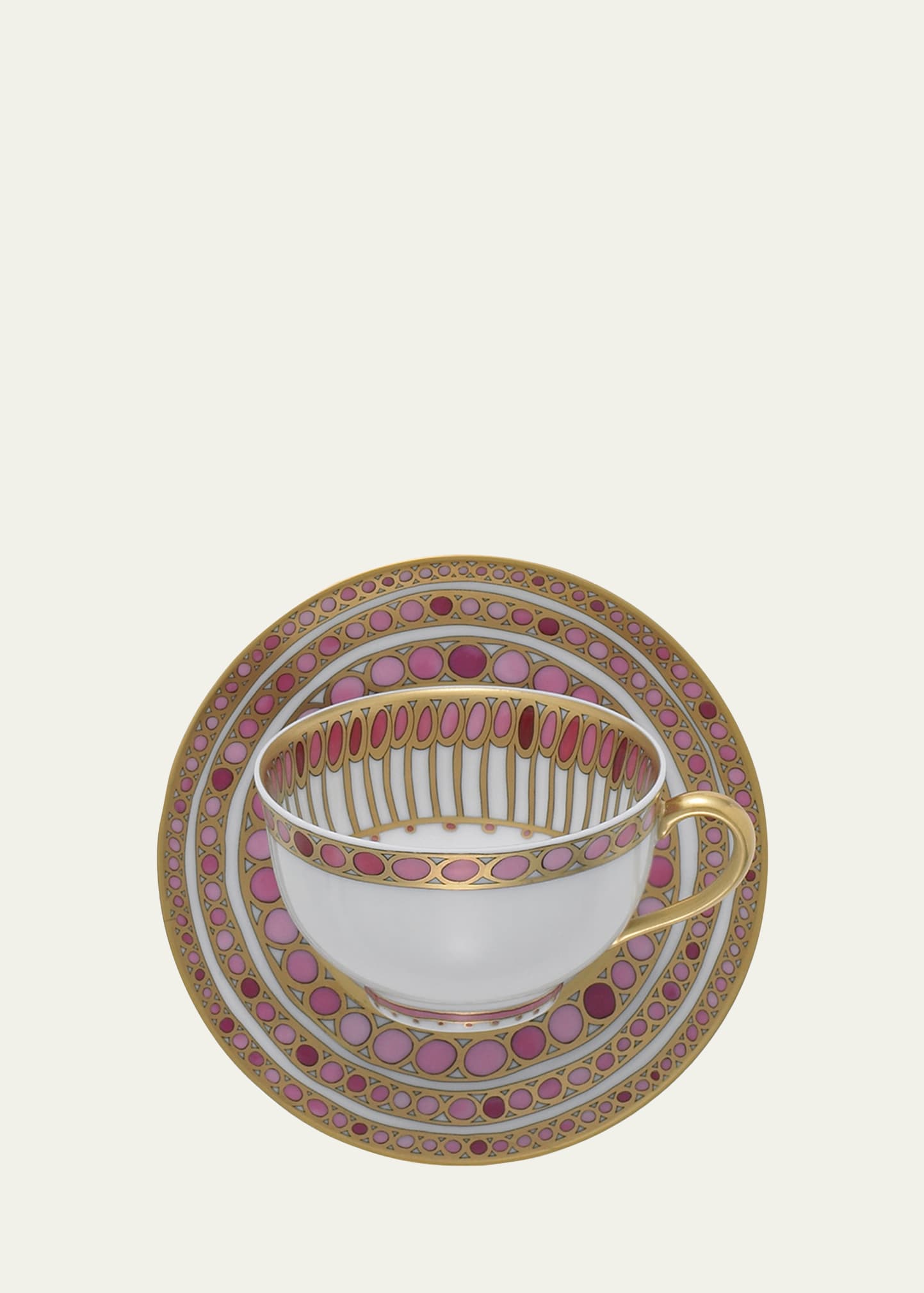 Haviland & Parlon Syracuse Rose Tea Cup & Saucer In Multi