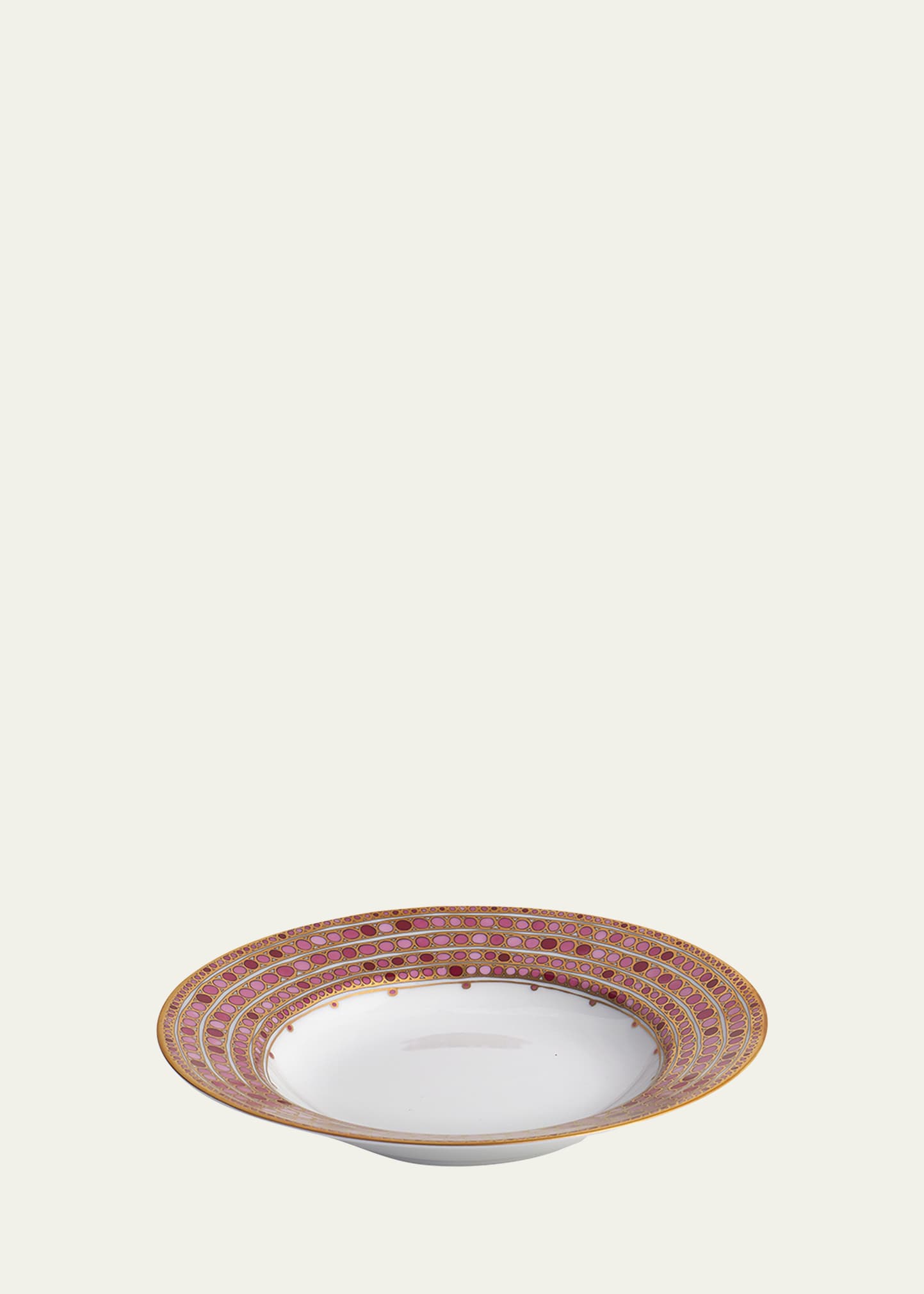 Haviland & Parlon Syracuse Rose Rim Soup In Multi