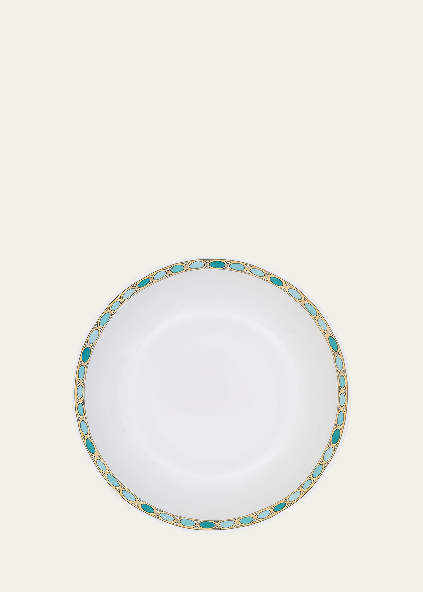 Haviland & Parlon Syracuse Turquoise Cereal Bowl In Multi