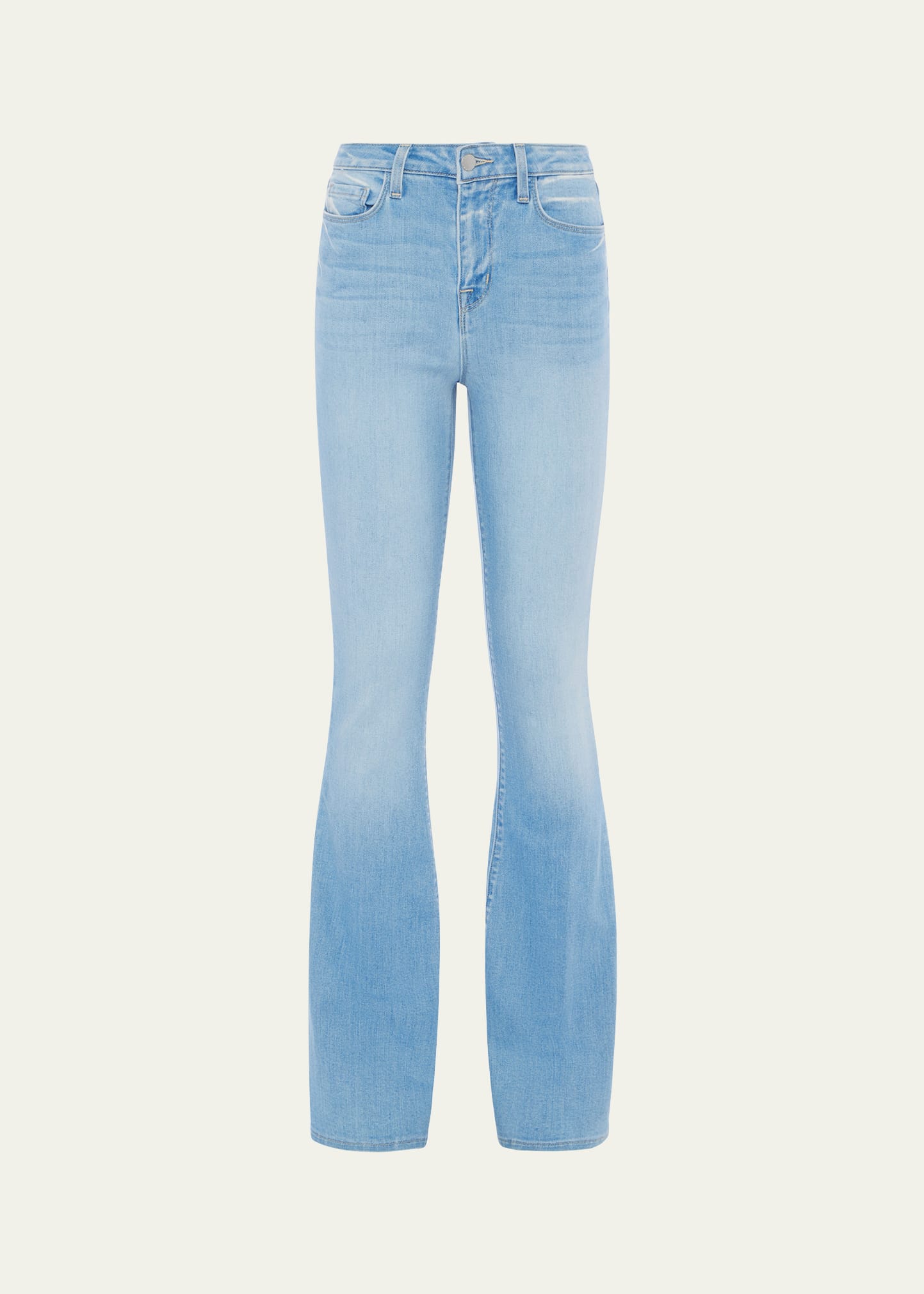 L Agence Marty High-rise Flare Jeans In Bonham