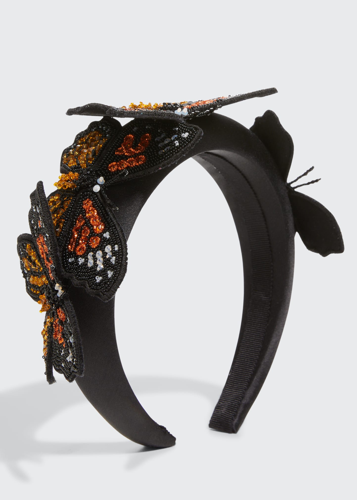 Jennifer Behr Monarch Butterflies Padded Headband