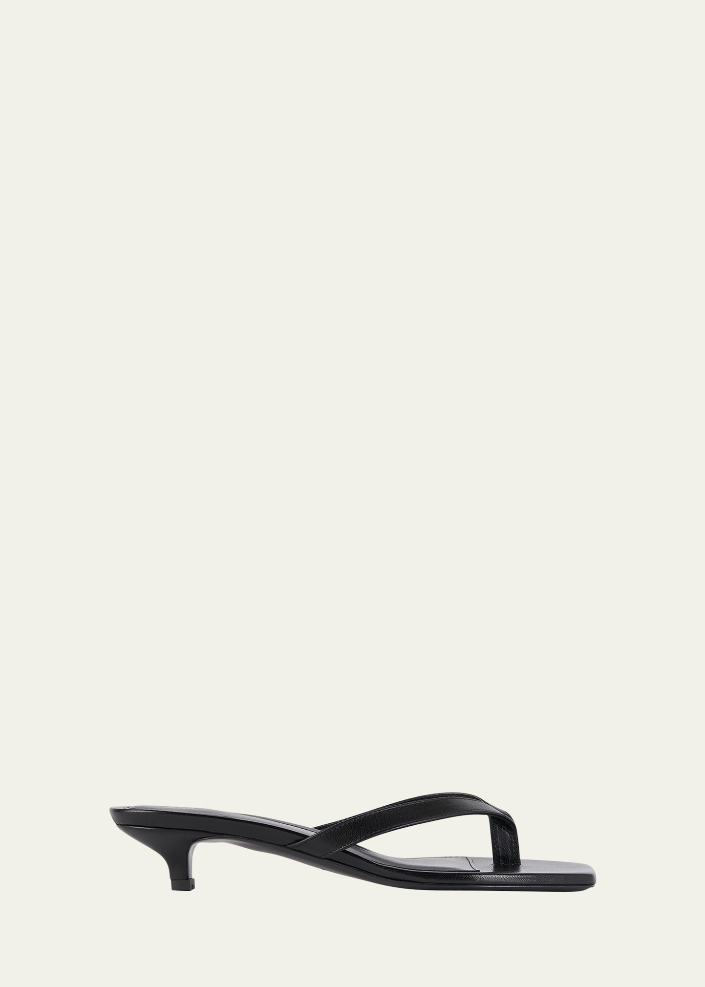 Totême Toteme Women Flip Flop Kitten Heels In Black