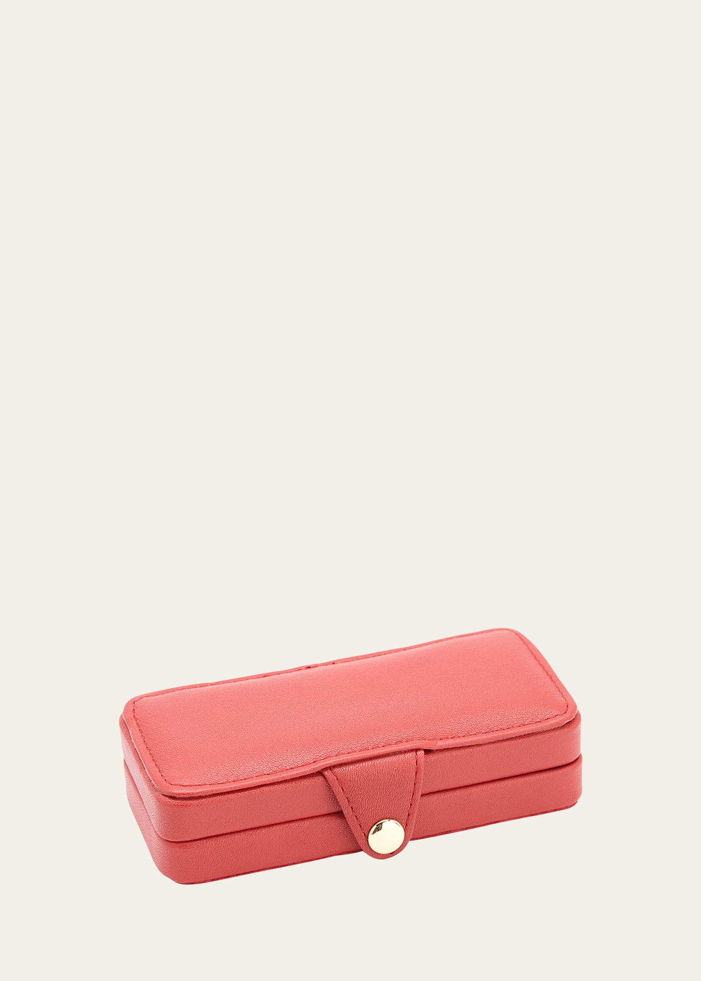 Royce New York Personalized Leather Manicure Grooming Kit In Red