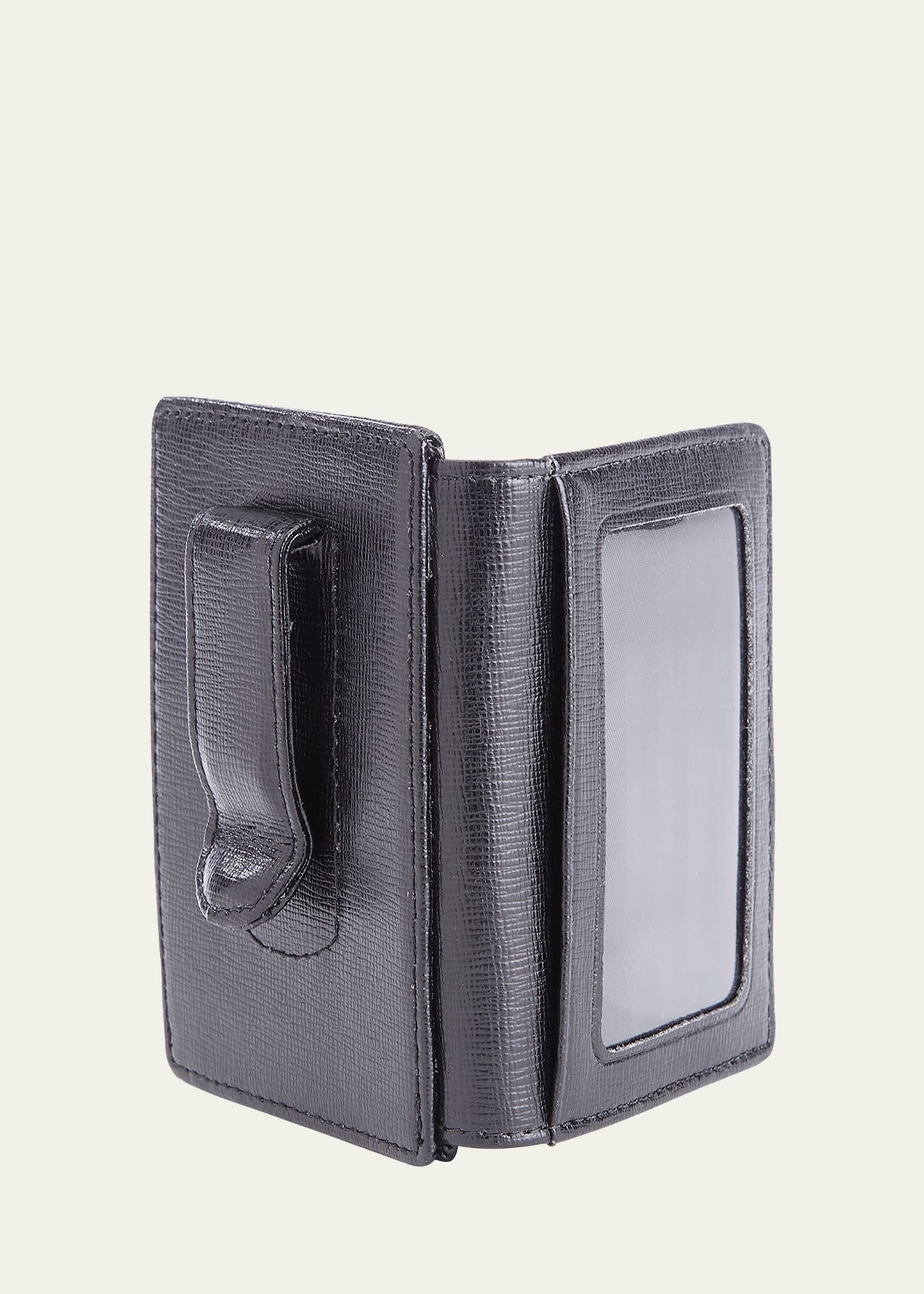 Shop Royce New York Personalized Leather Money Clip Wallet In Black