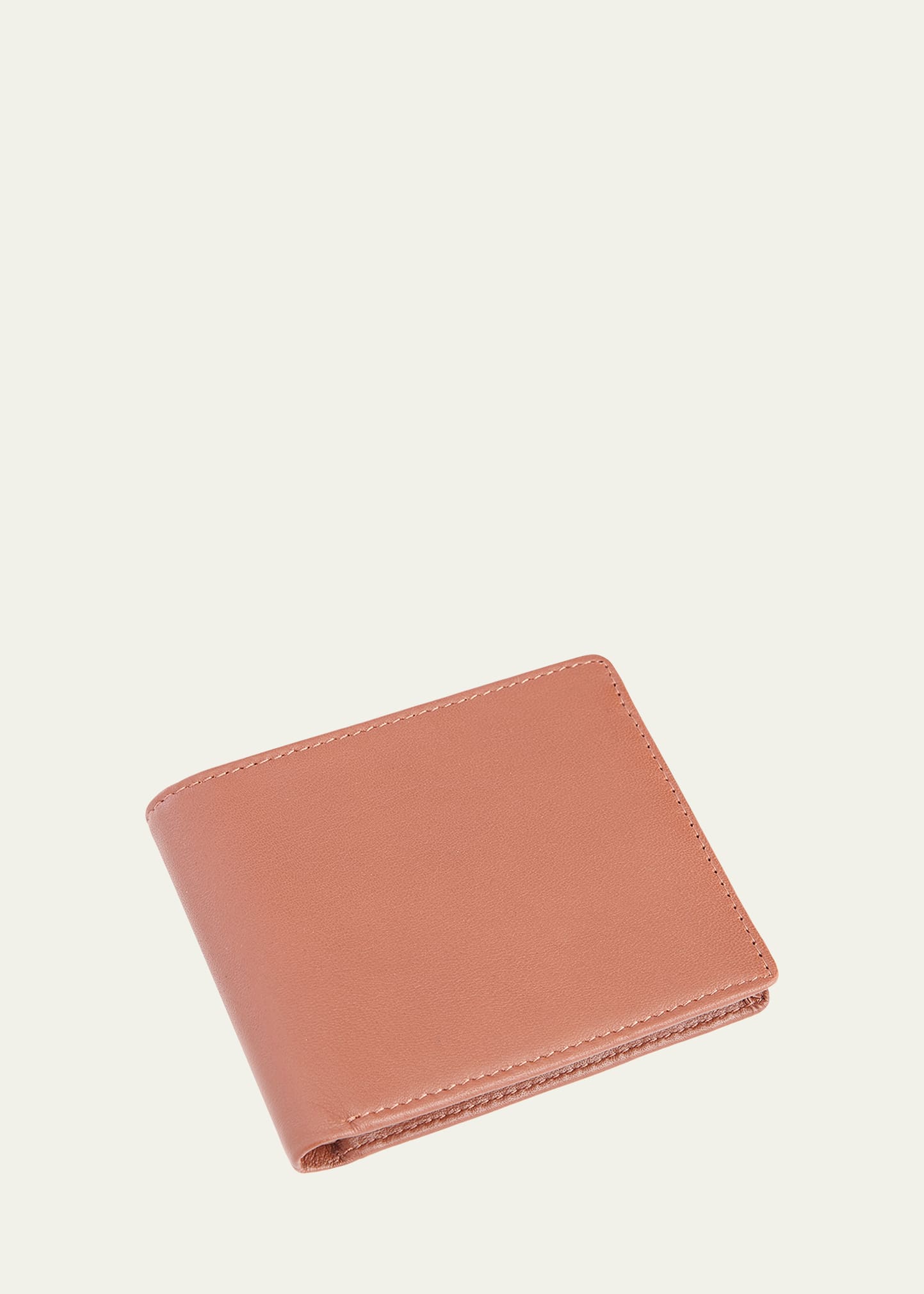 Royce New York Personalized Leather Rfid Blocking Trifold Wallet In Tan Pattern