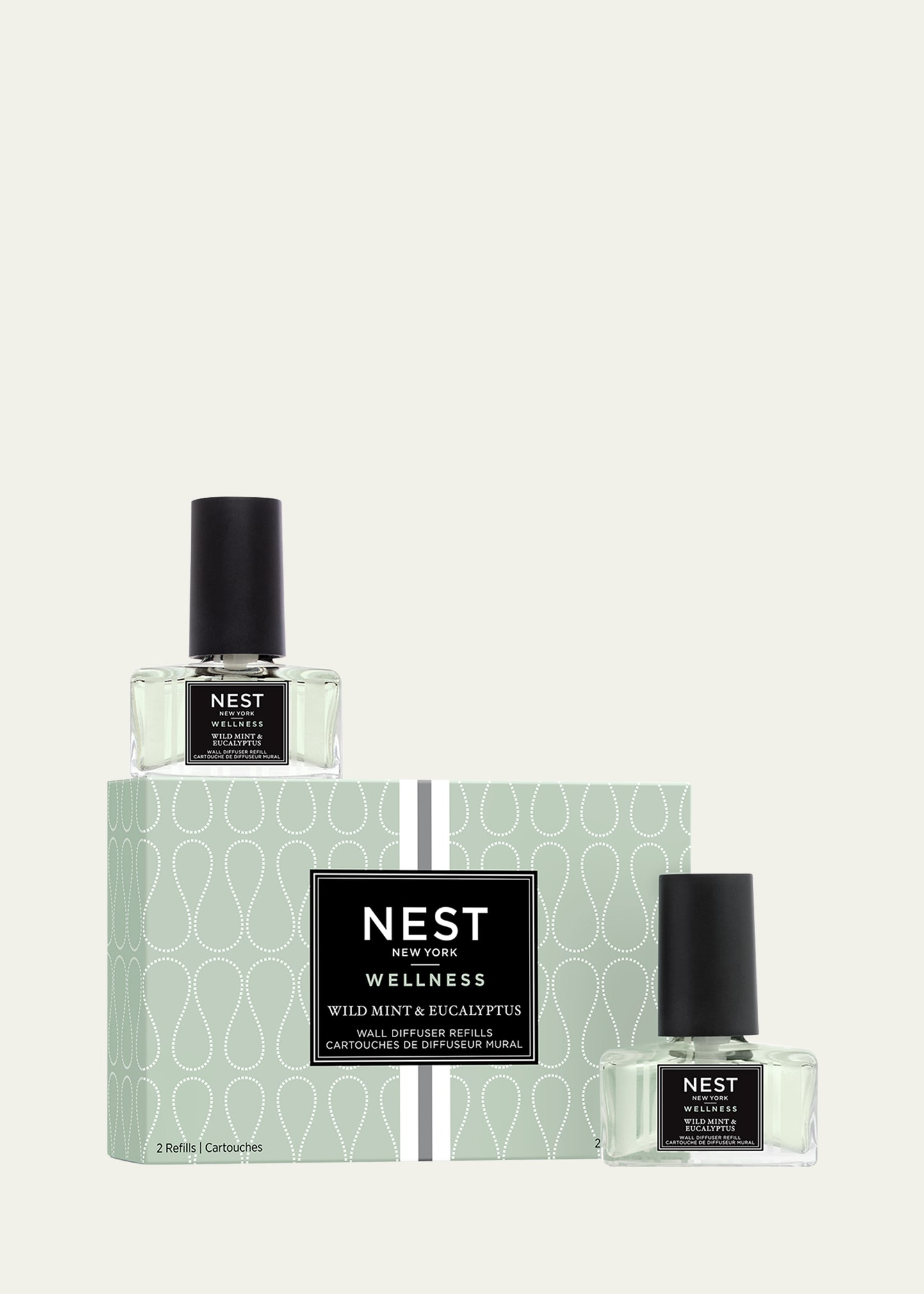 NEST NEW YORK WILD MINT & EUCALYPTUS REFILLS FOR WALL DIFFUSER