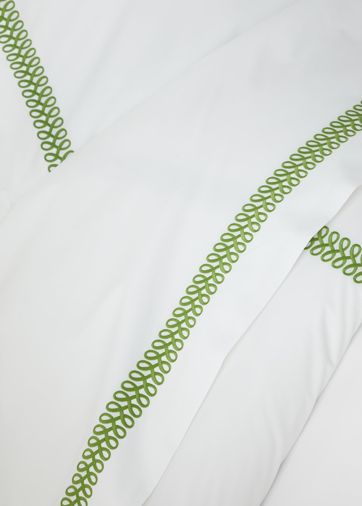 Matouk Schumacher Astor Braid King Flat Sheet