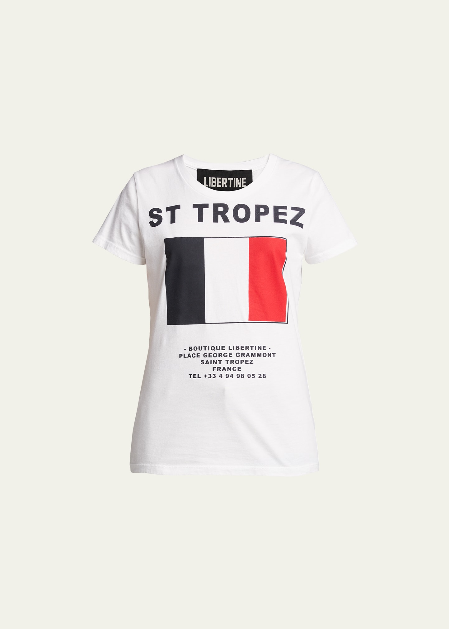Libertine St Tropez Flag-Print T-Shirt