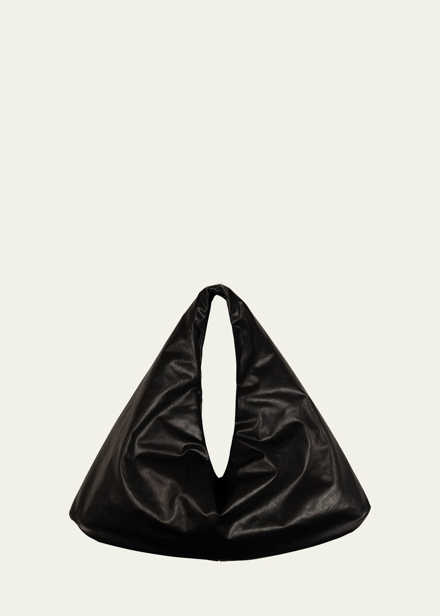 Kassl Anchor Medium Oiled Canvas Top Handle Bag In 0001 Black