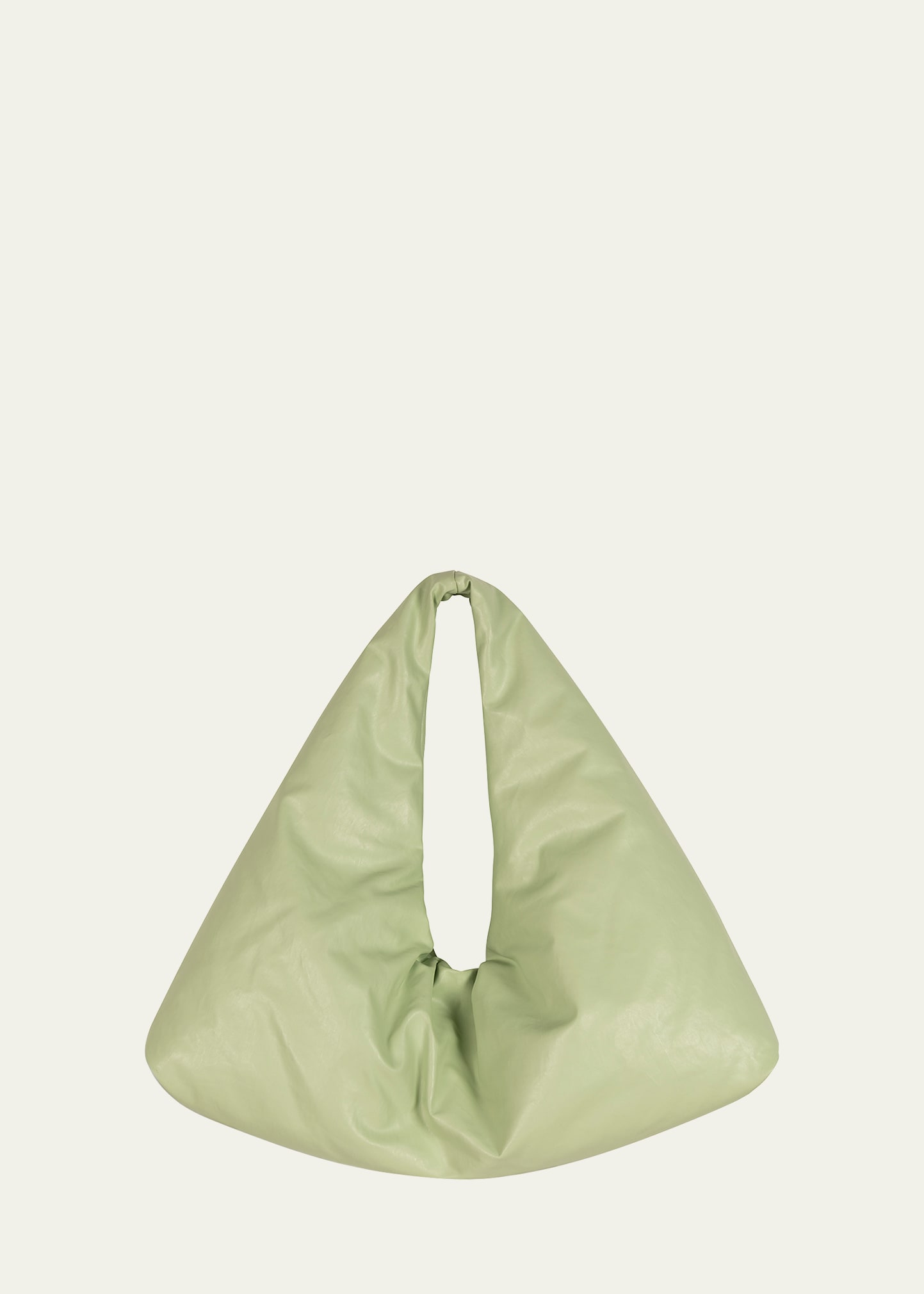 Kassl Anchor Medium Oiled Canvas Top Handle Bag In 0119 Pistachio