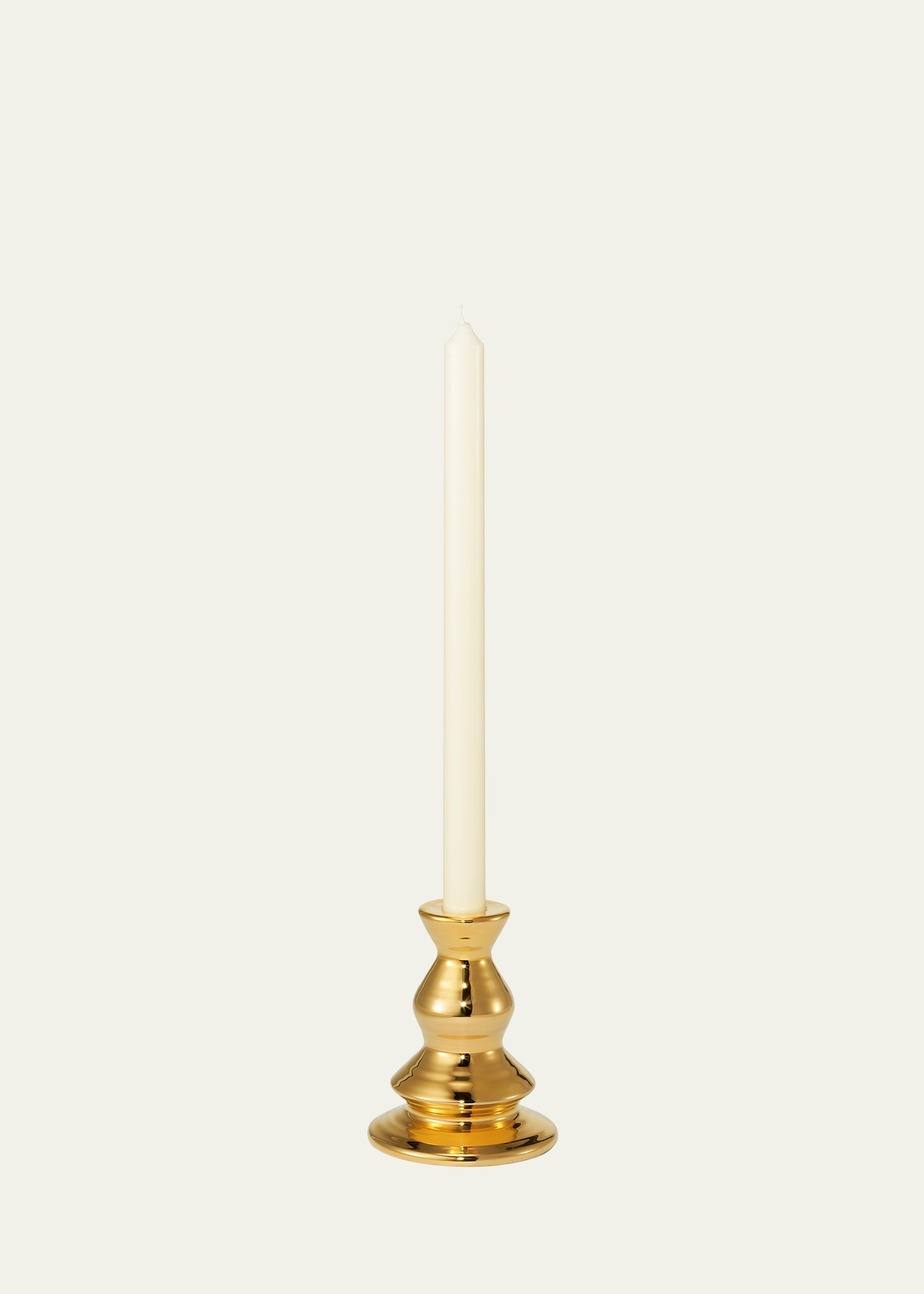 Aerin Allette 4.6" Medium Candleholder, Gold