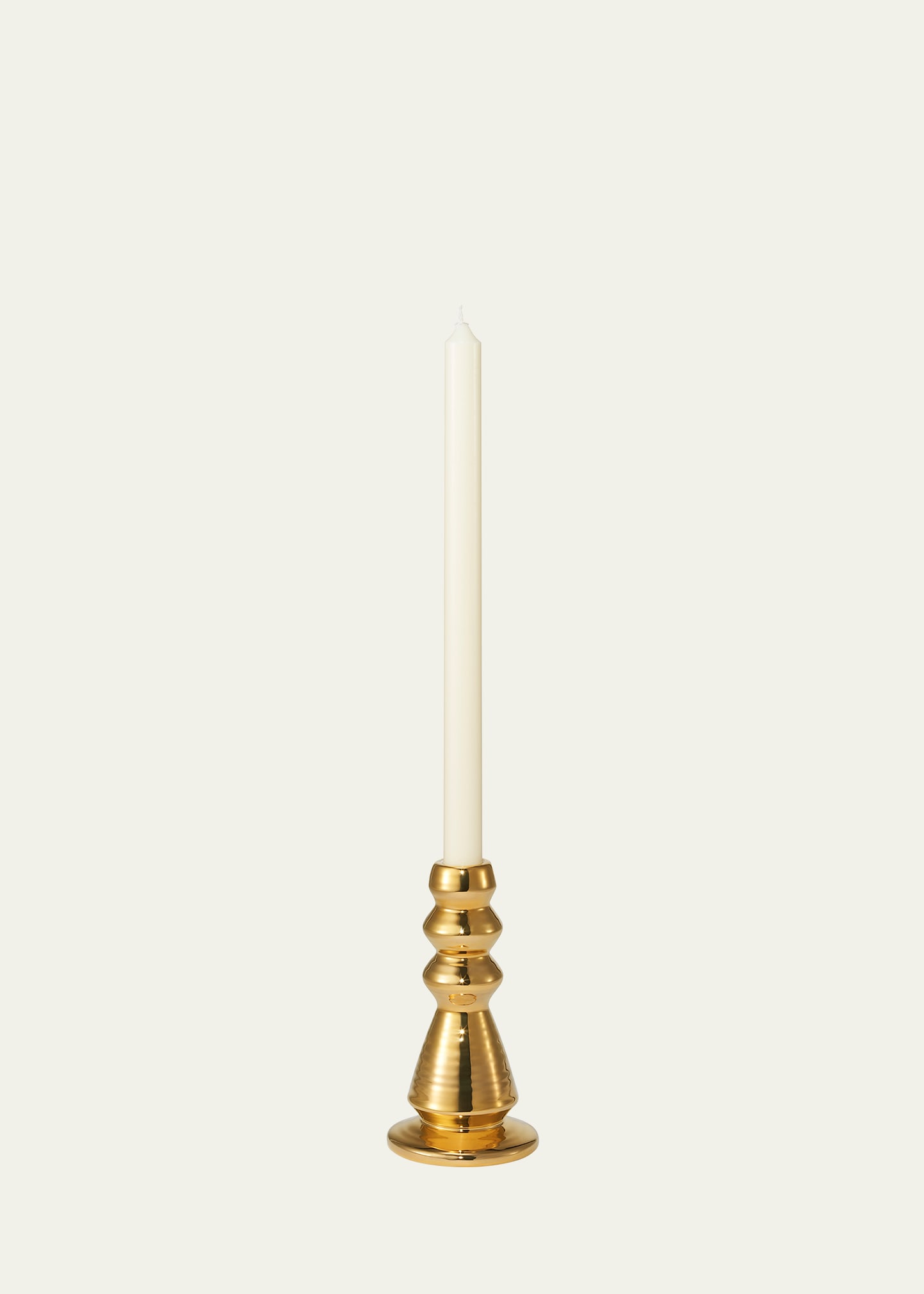 Allette 6.3" Large Candleholder, Gold