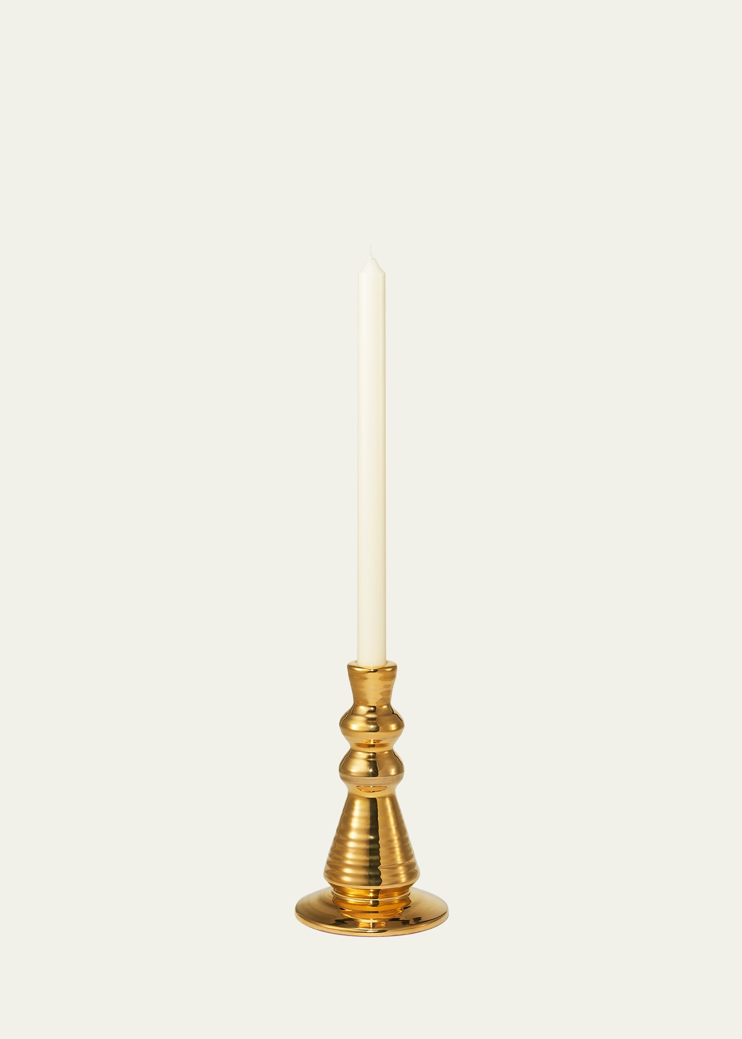 Allette 7.4" Extra-Large Candleholder, Gold