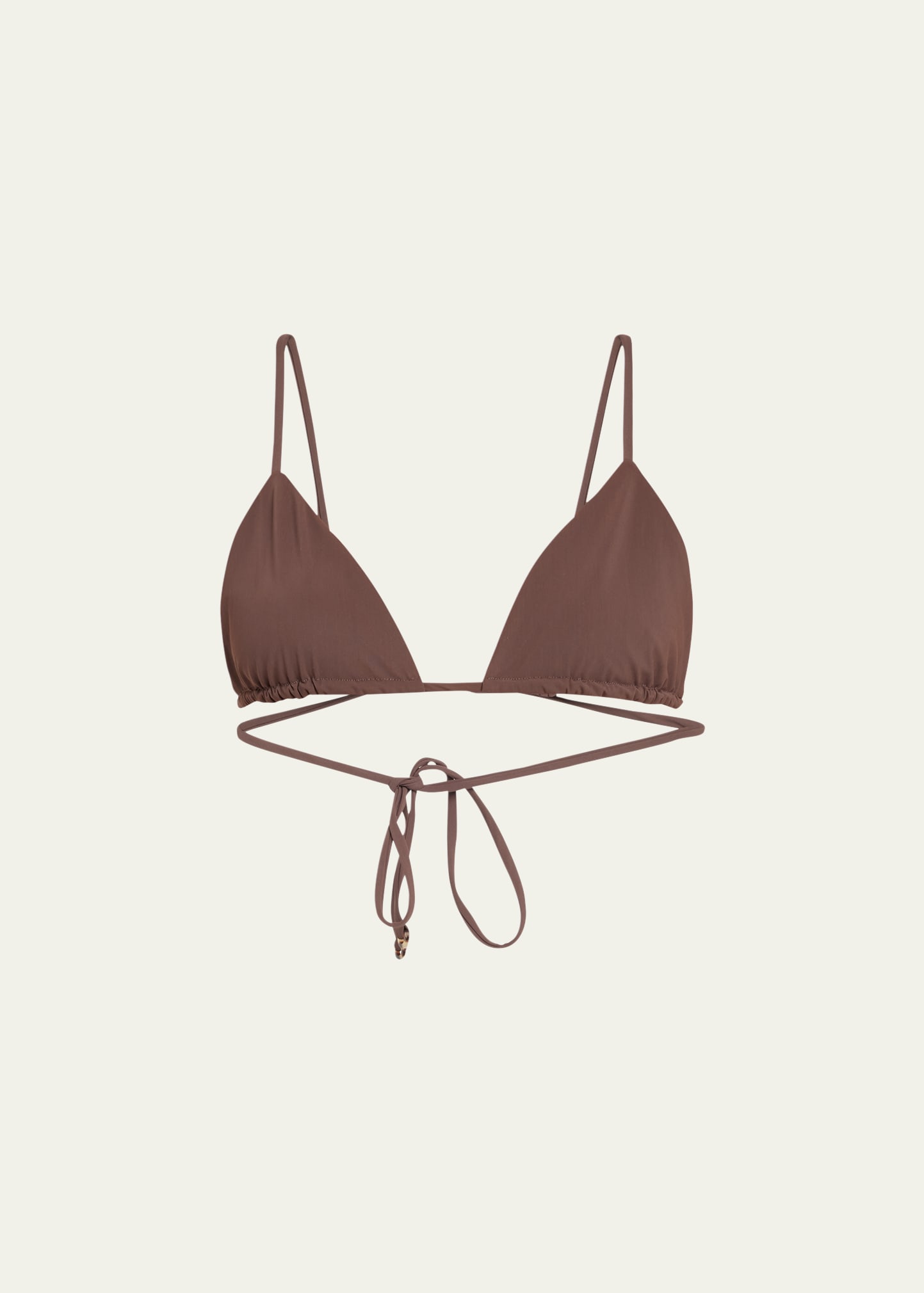 Anemos The Wrap Triangle Bikini Top In Brown