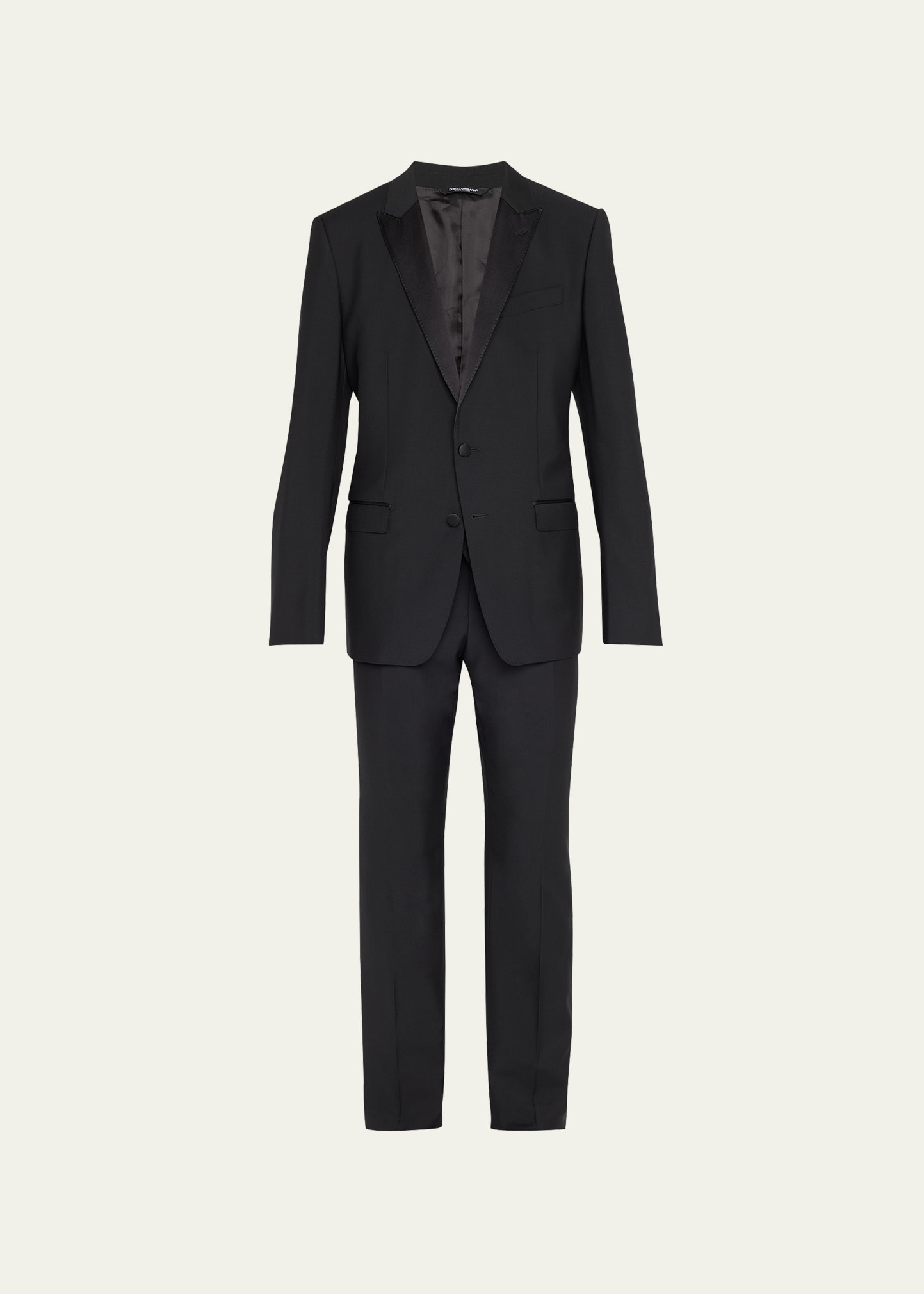 Dolce & Gabbana Men's Martini Two-piece Tuxedo With Vest In Black