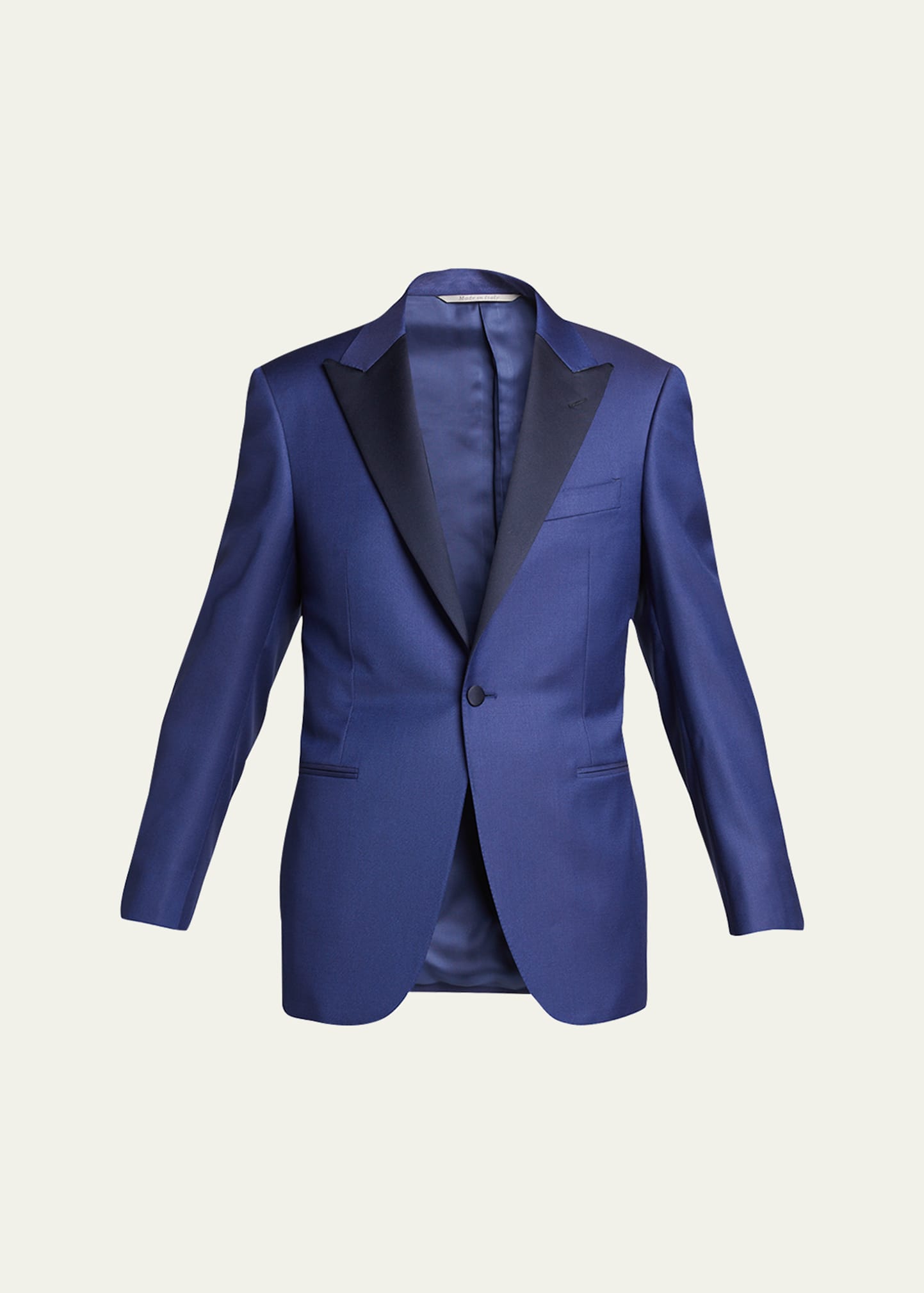 Canali Men's Peak Lapel Two-piece Tuxedo Suit In Blue