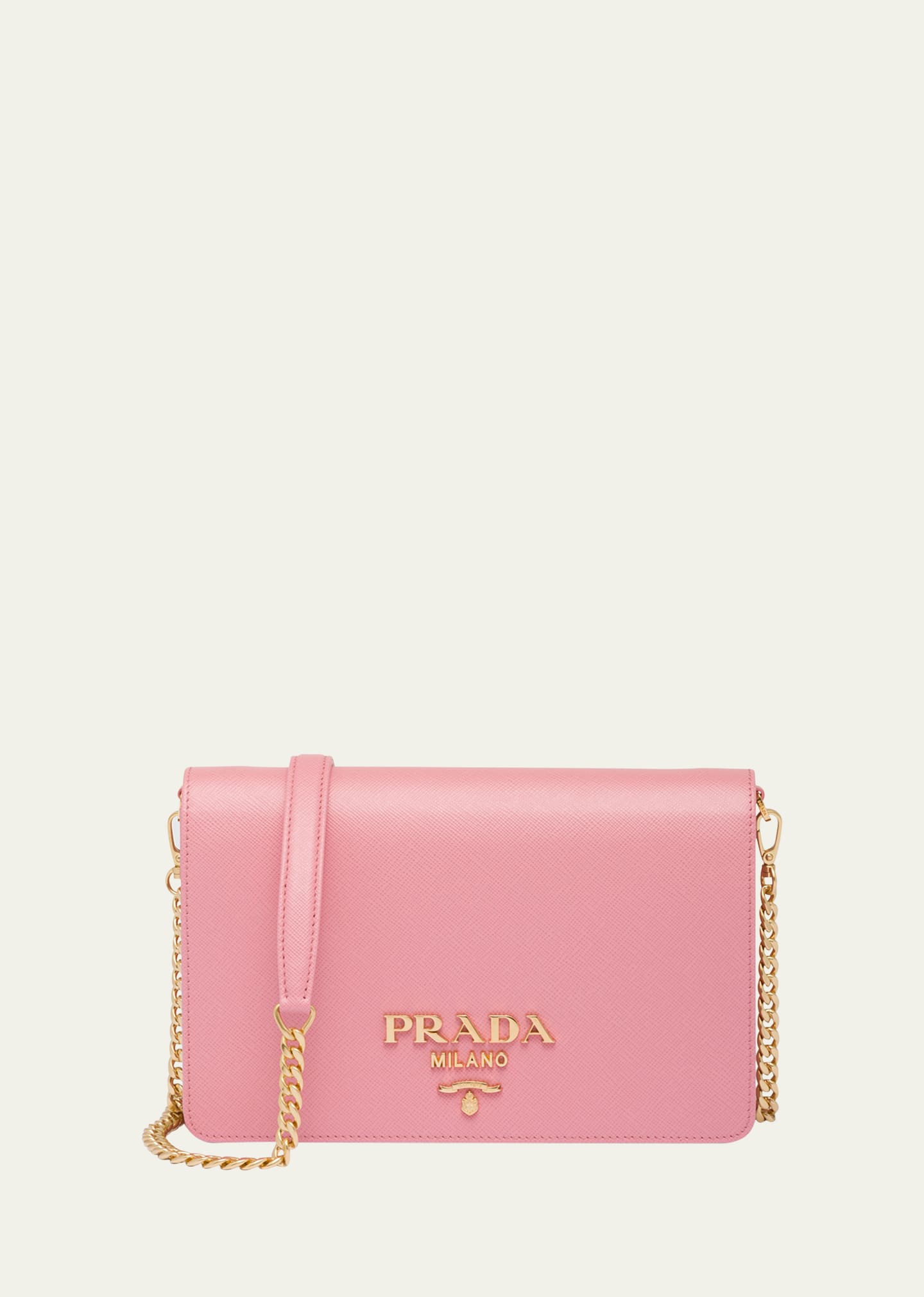 Prada Saffiano Leather Mini Bag In F0442 Petalo