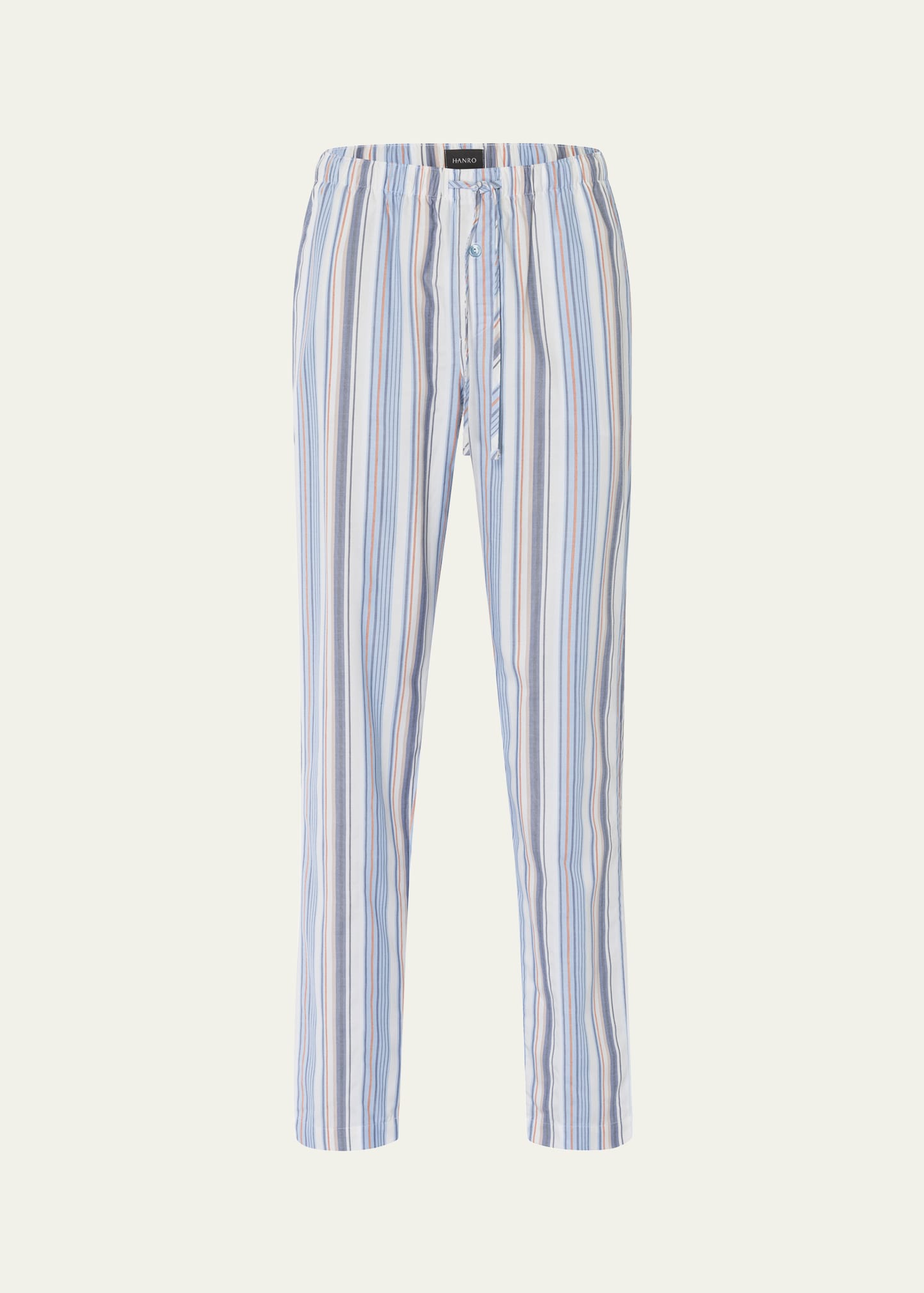 Hanro Men's Night & Day Woven Lounge Pants In Canvas Stripe