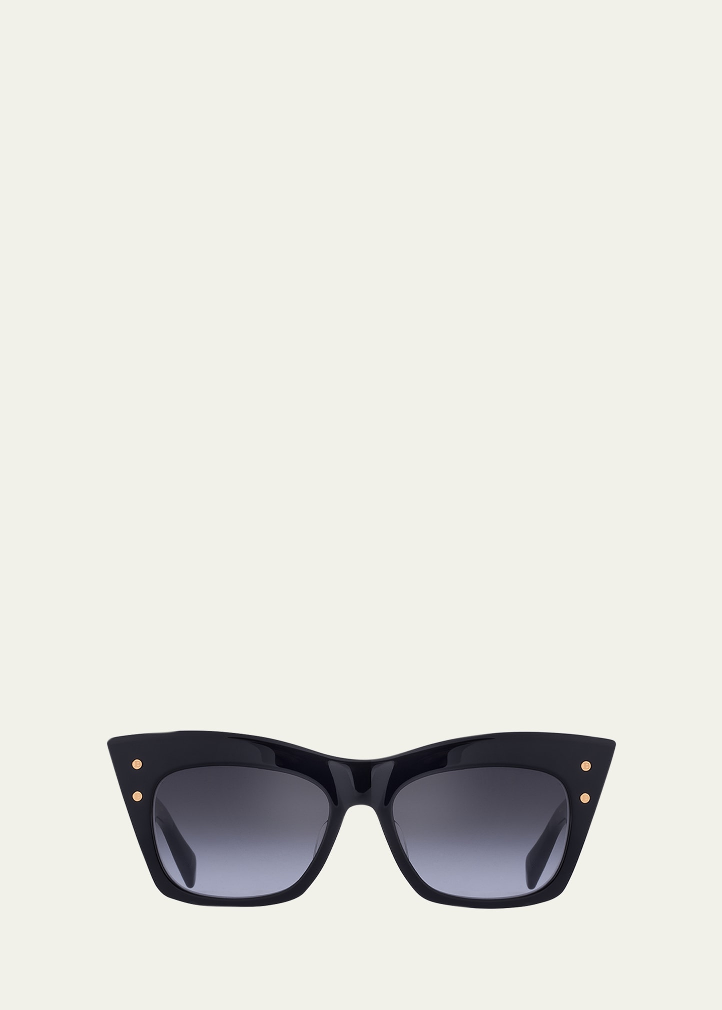 B-II Square Acetate & Titanium Sunglasses