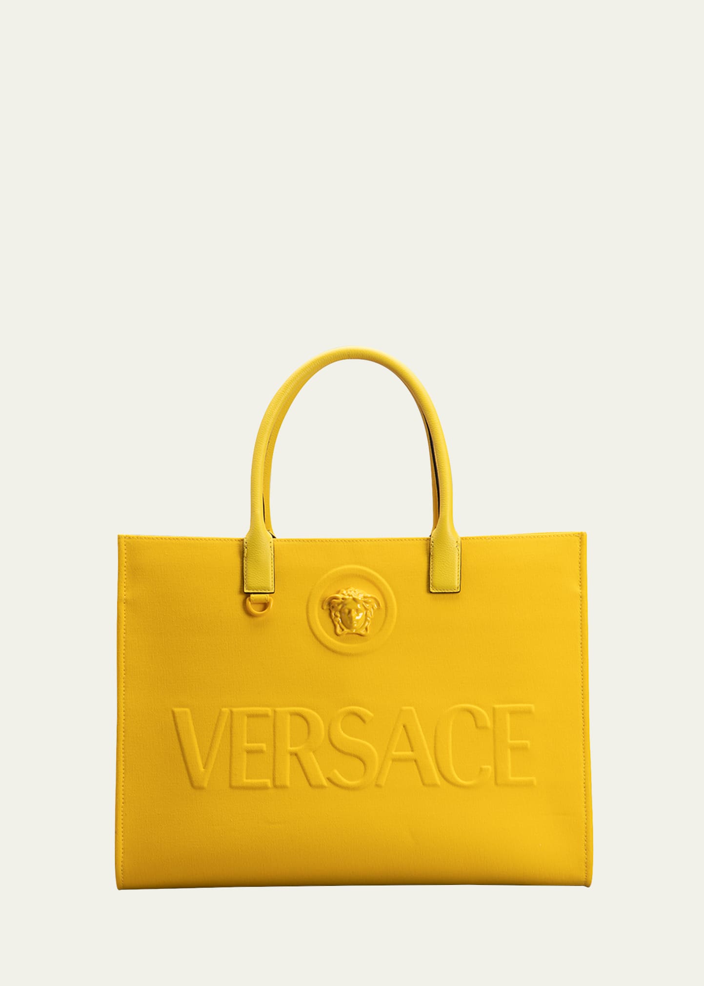 Totes bags Versace - Medusa Amplified print bag in yellow -  DBFI004D3NSMV5B00V