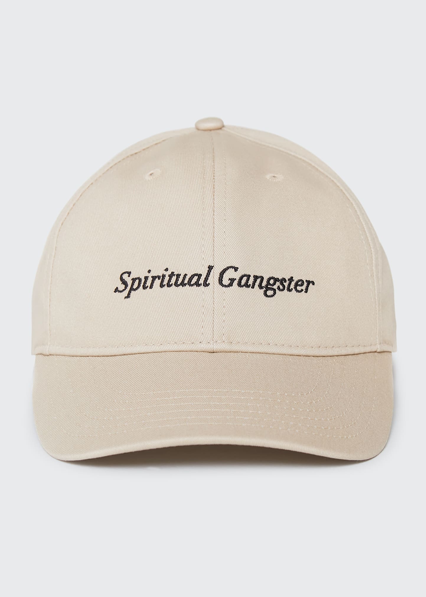 Spiritual Gangster Logo Dad Baseball Cap In Honey
