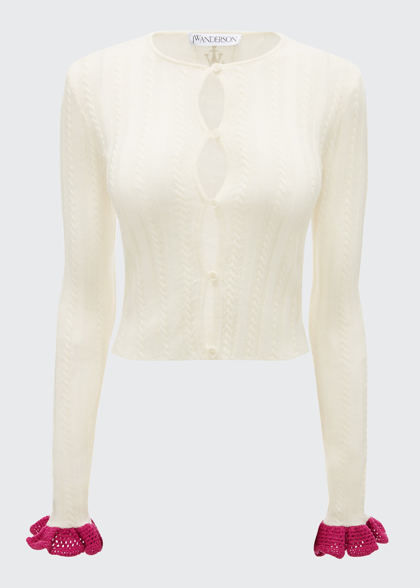 Jw Anderson J.w. Anderson Women's White Other Materials Sweater