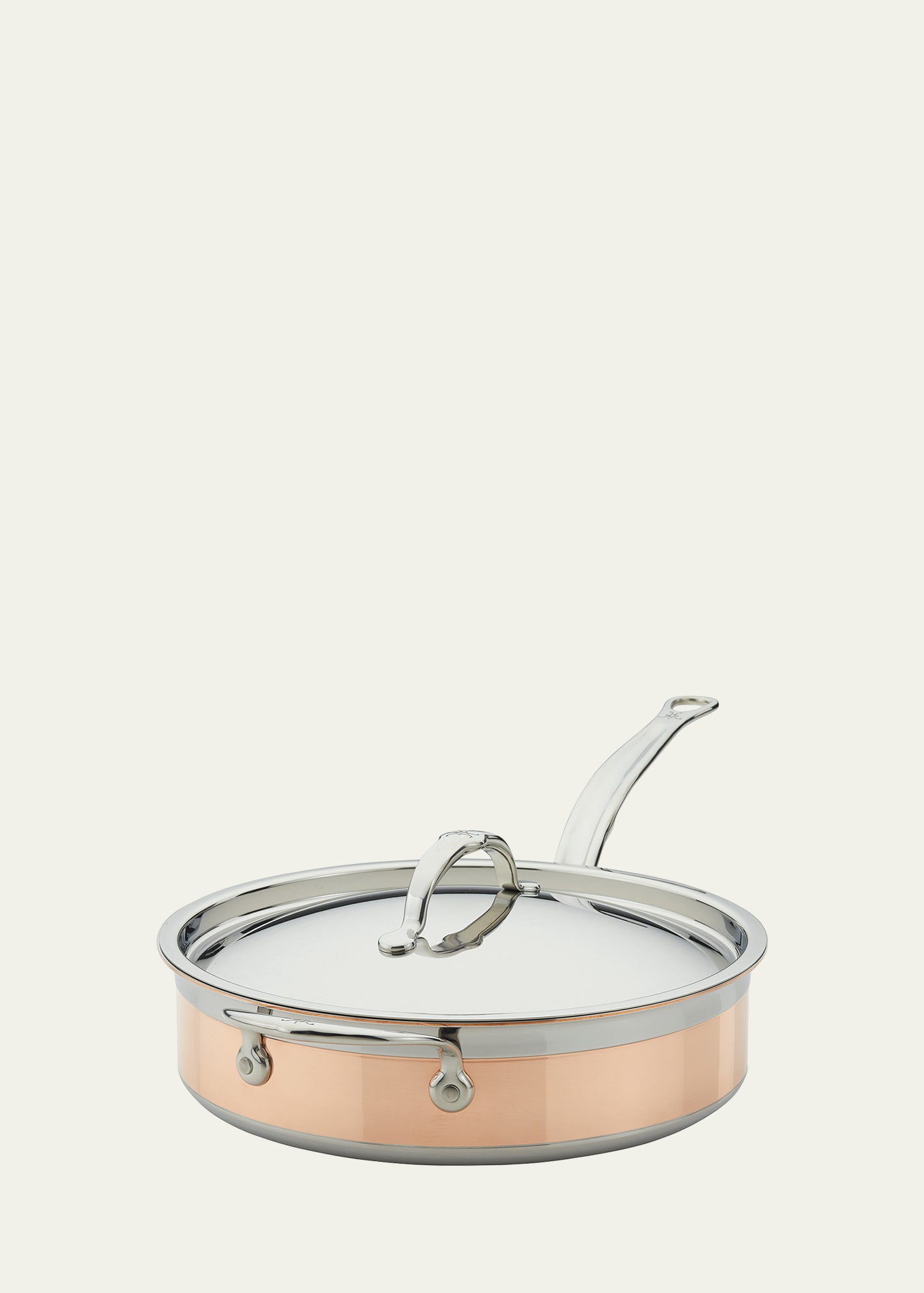 Hestan Copperbond Copper Induction 3.5-quart Covered Saute With Helper Handle