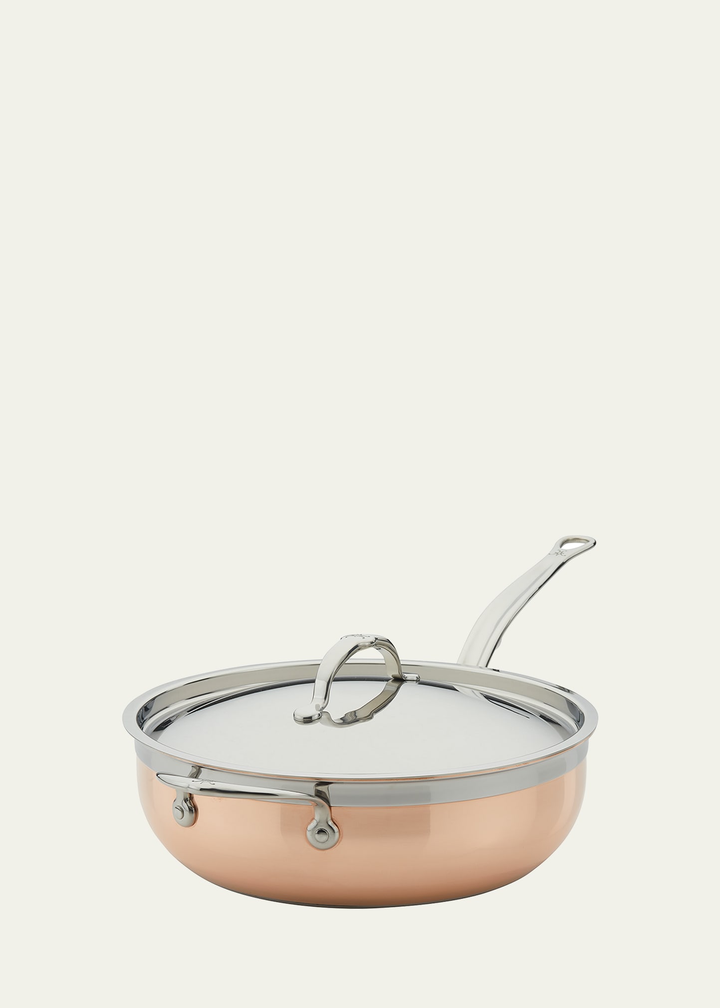 Hestan Covered Essential Pan With Helper Handle
