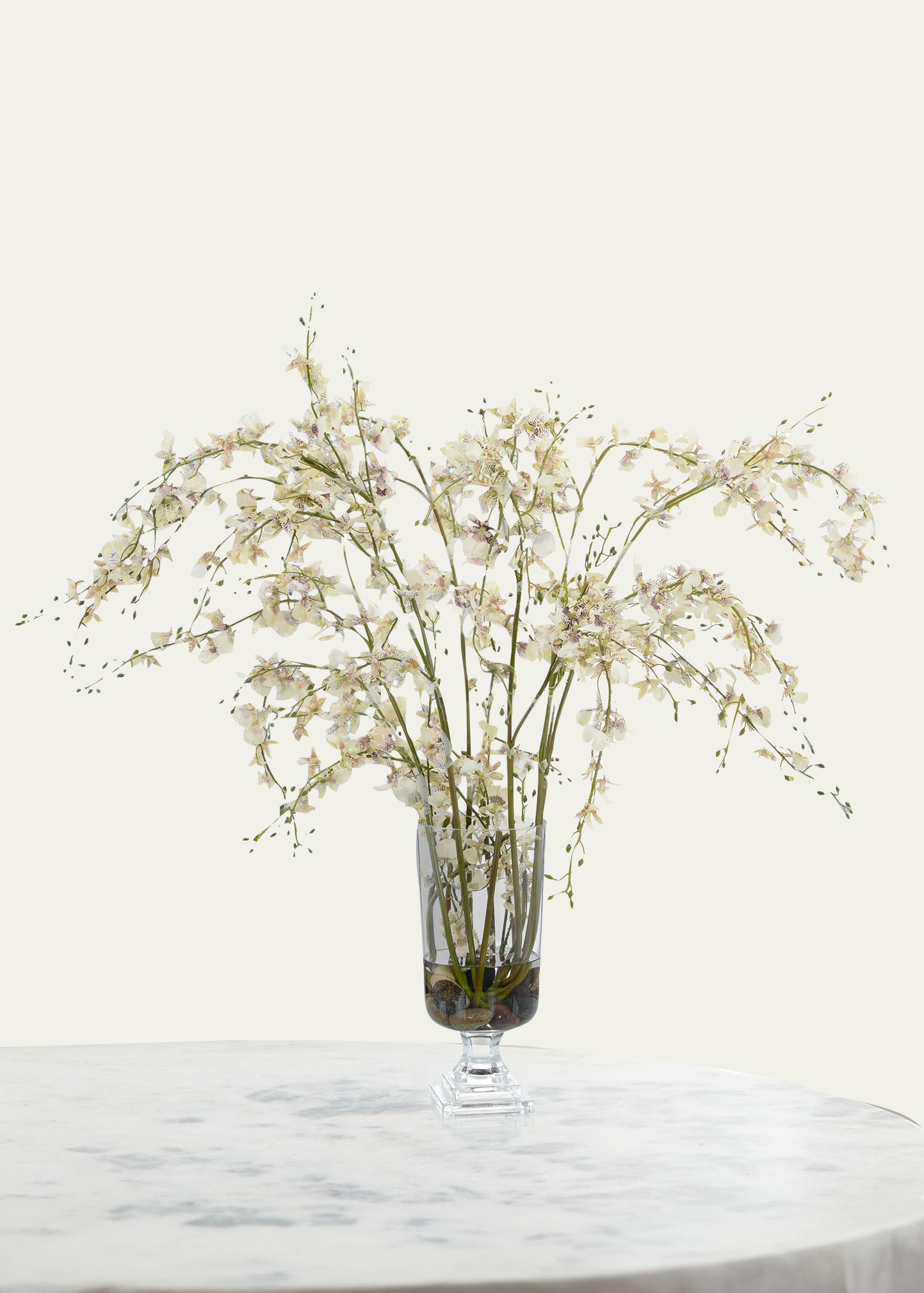 John-richard Collection Dancing In The Water Faux-floral Arrangement In White