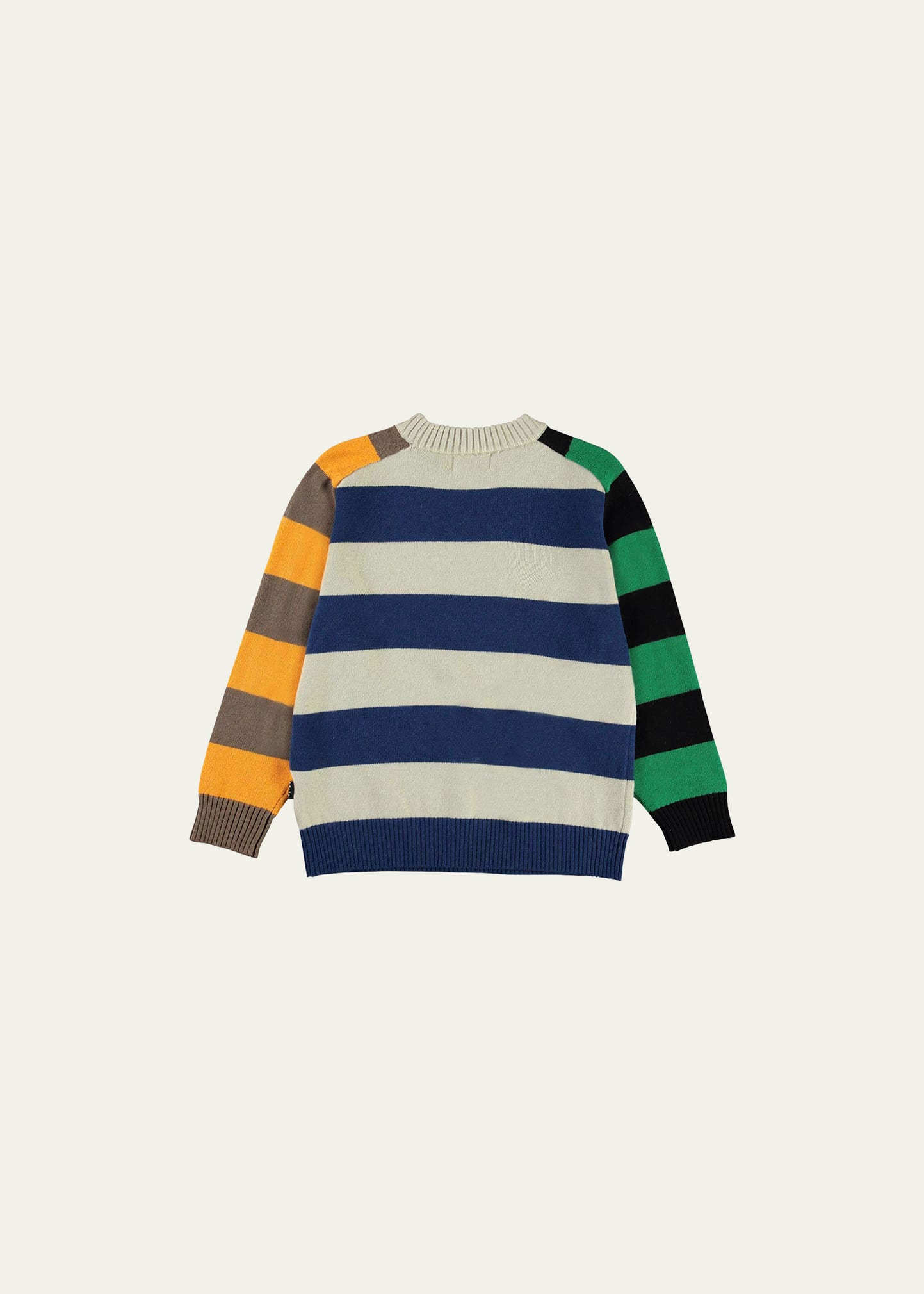 Boy's Buzzy Multicolor Striped Sweater, Size 7-12