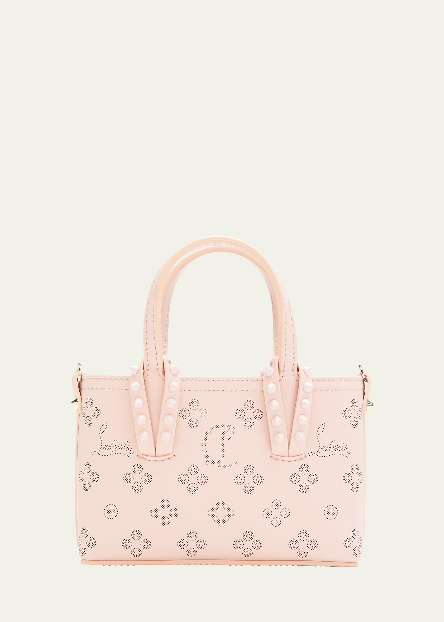 Cabata E/W nano - Tote bag - Calf leather Loubinthesky print