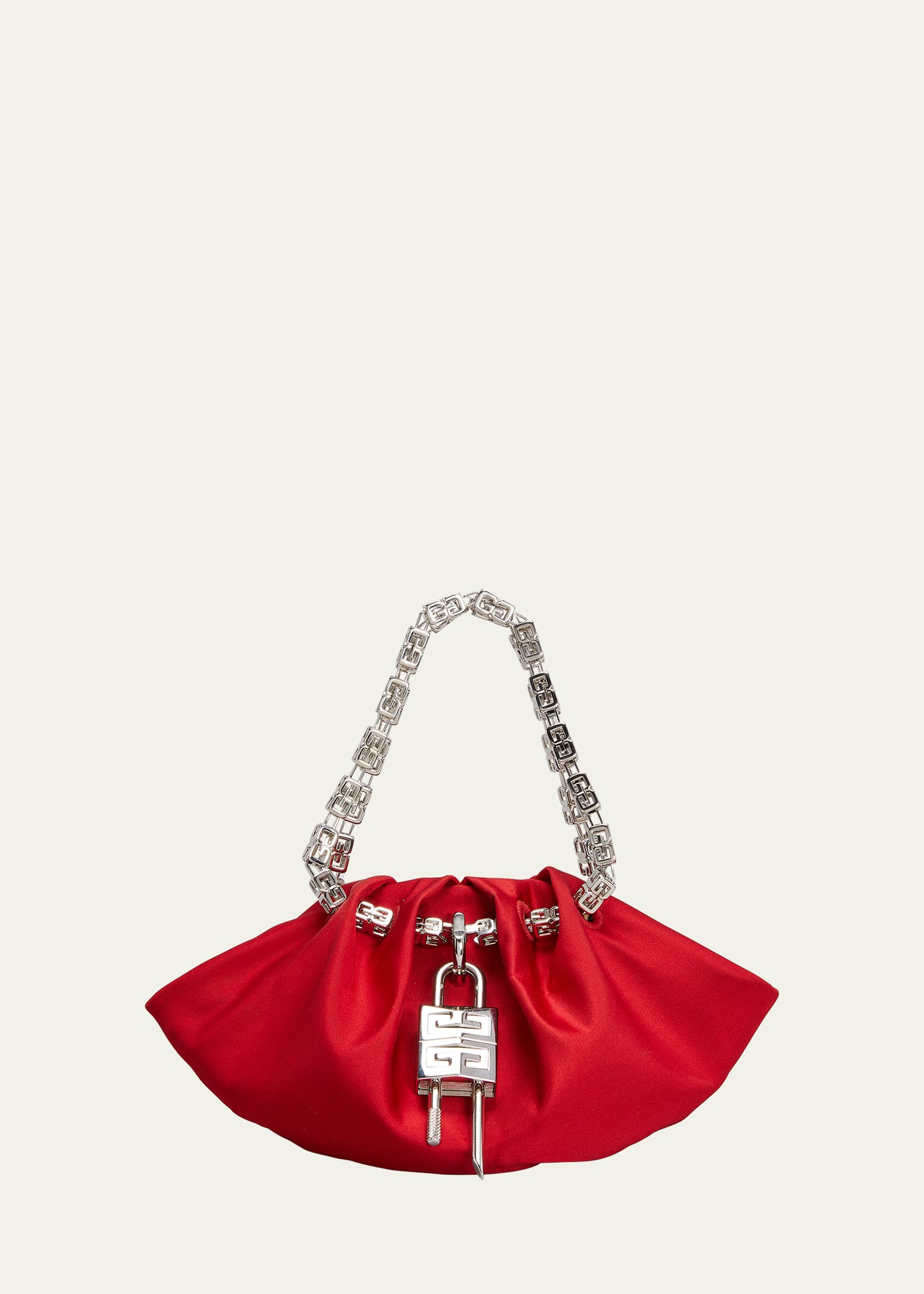 Givenchy Mini Kenny Monogram Top-Handle Bag in Silk