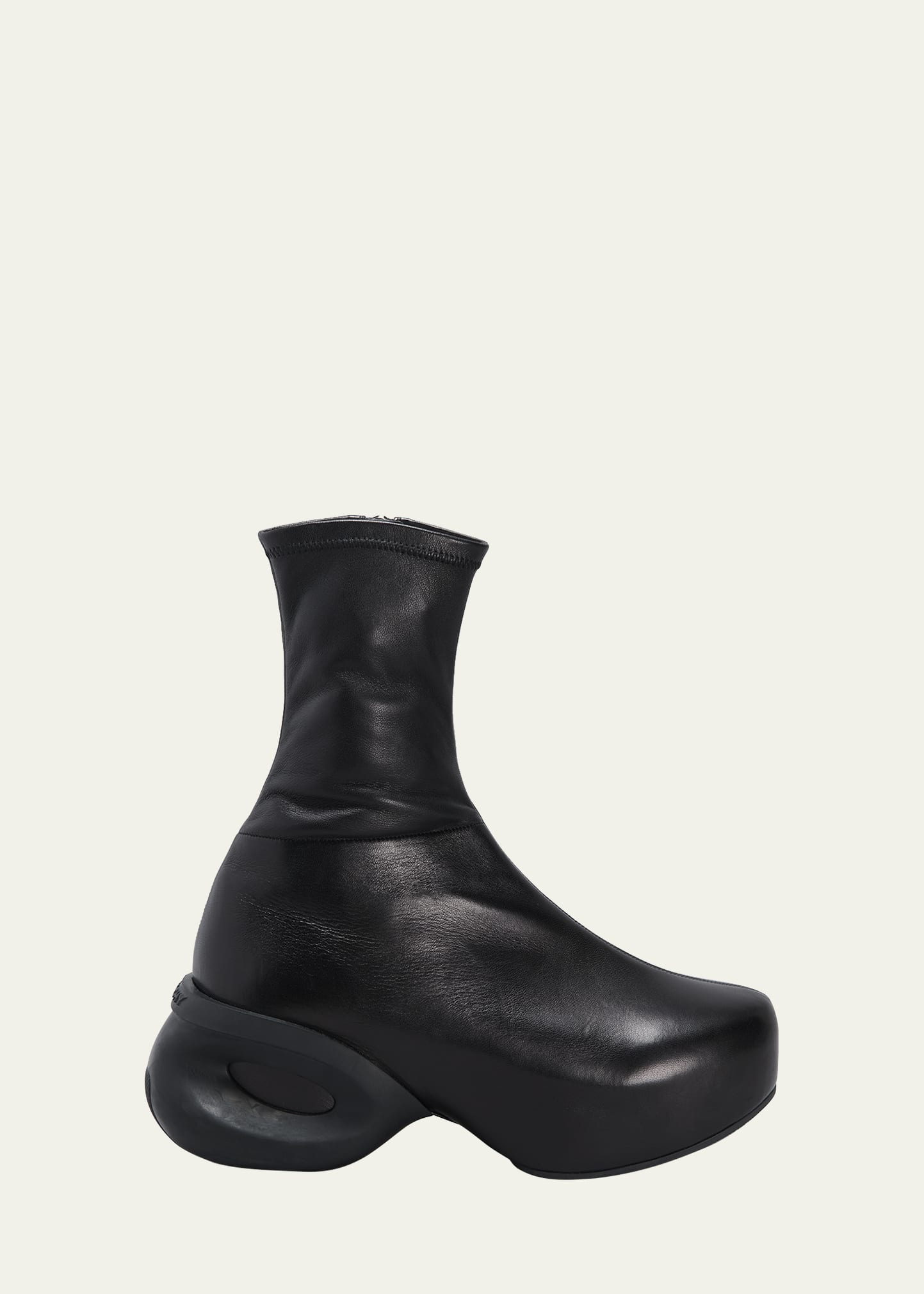 Givenchy G Lambskin Ankle Clog Boots