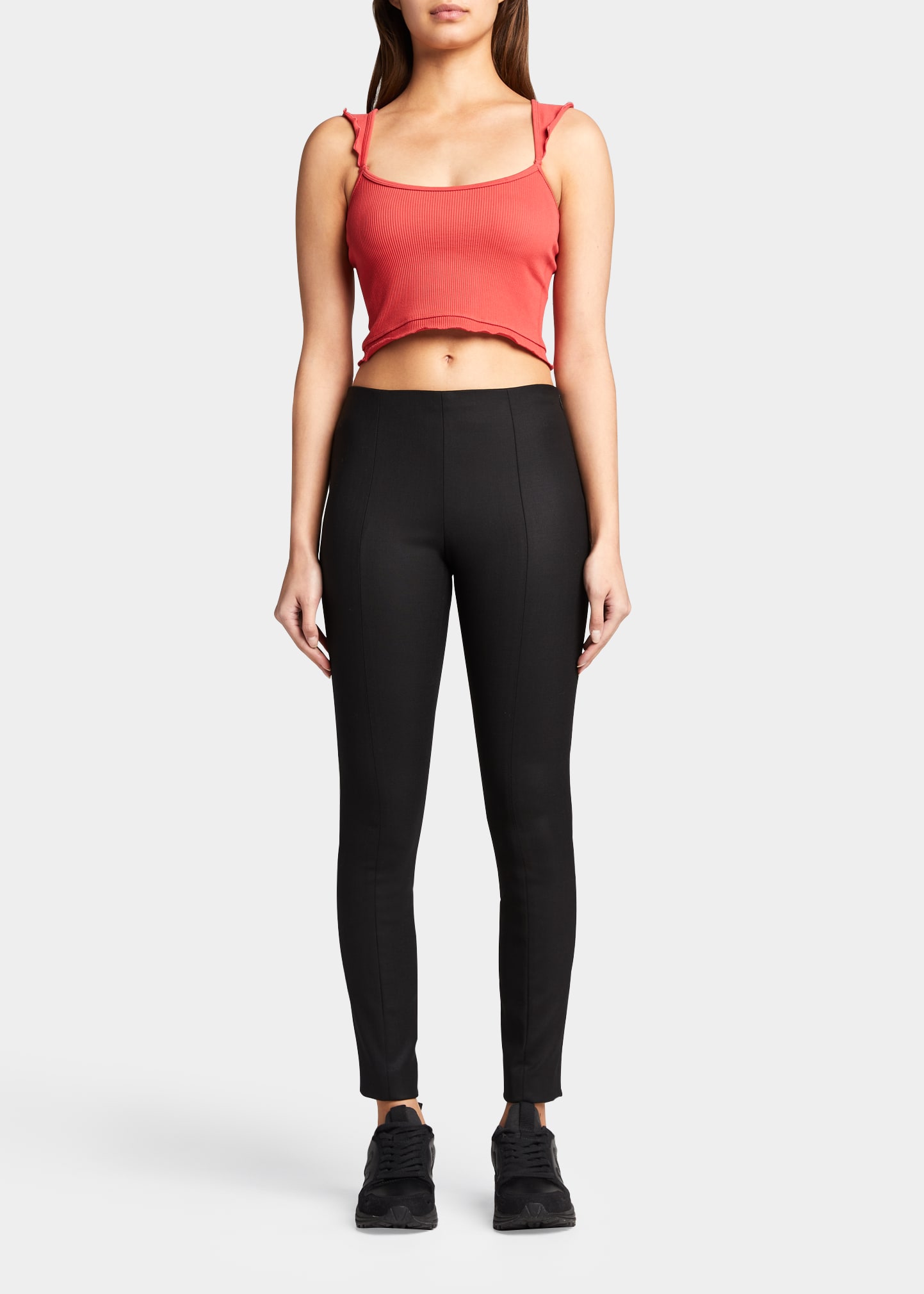 Fp Movement Free Throw Rib Crop Tank In Black Combo At Nordstrom